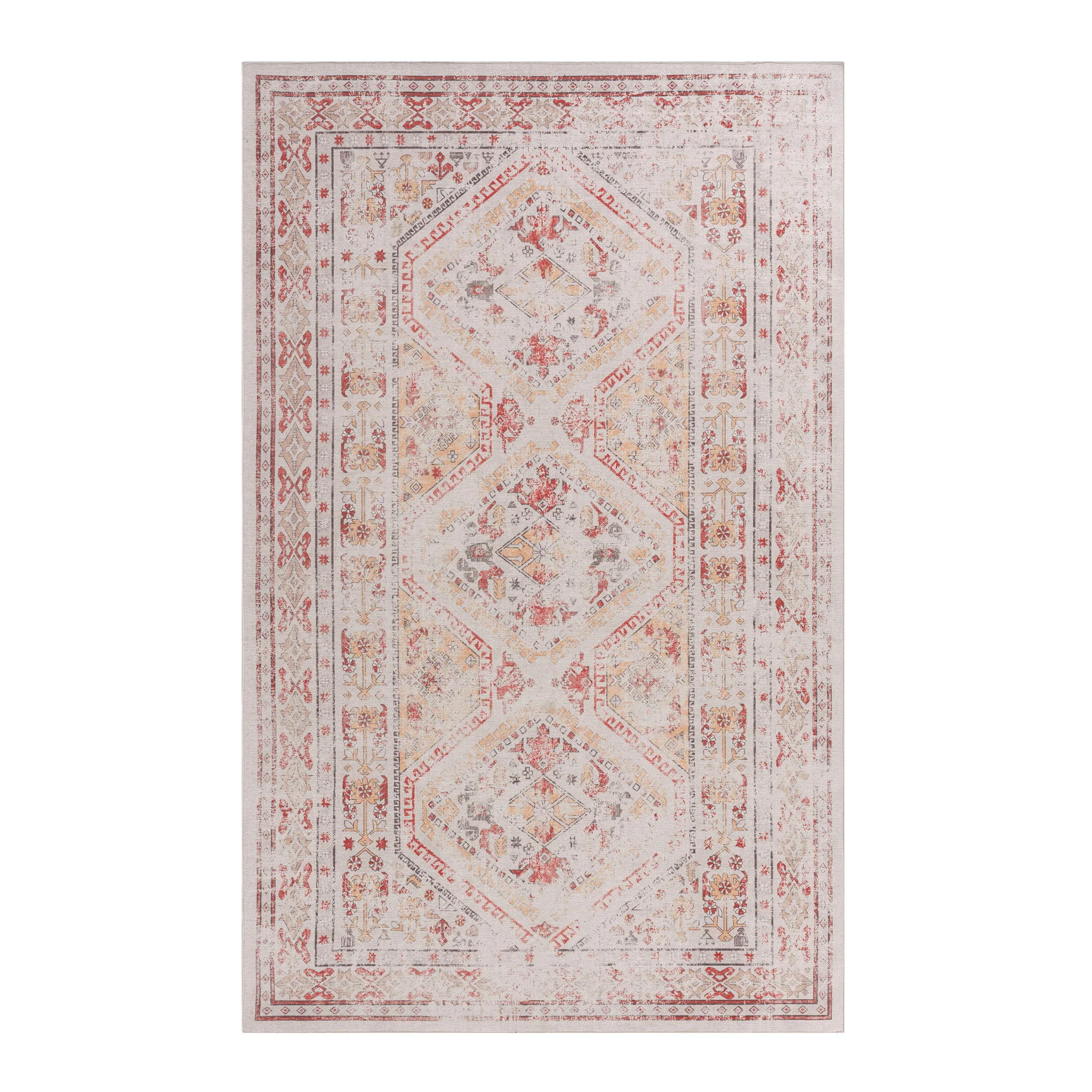 Maval - 8' X 10' Washable Area Rug - Beige - Image 2