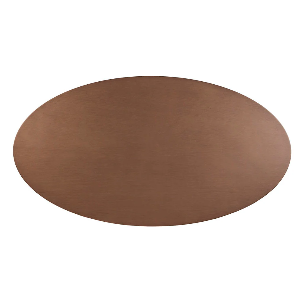 Mercer - Oval Dining Table - Bronze - Image 2