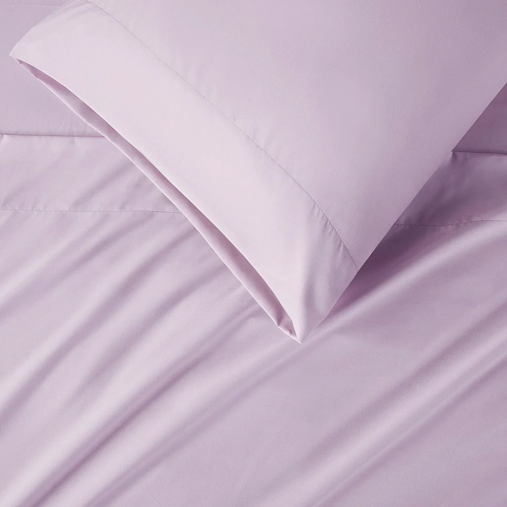 Microfiber - All Season Soft Touch Queen Sheet Set - Lavender - Image 3