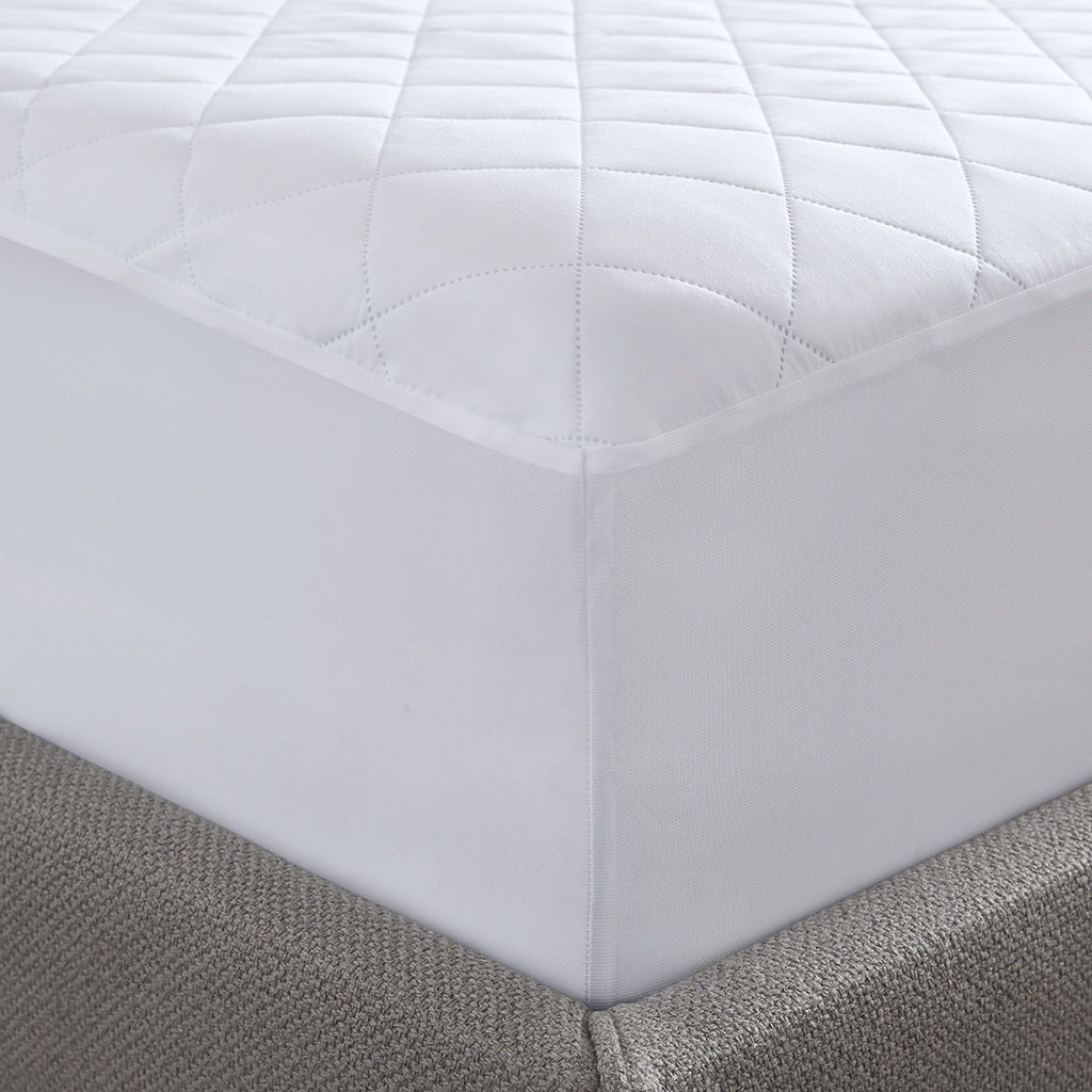 Microfiber Essential - Full Mattress Pad - White - Image 4