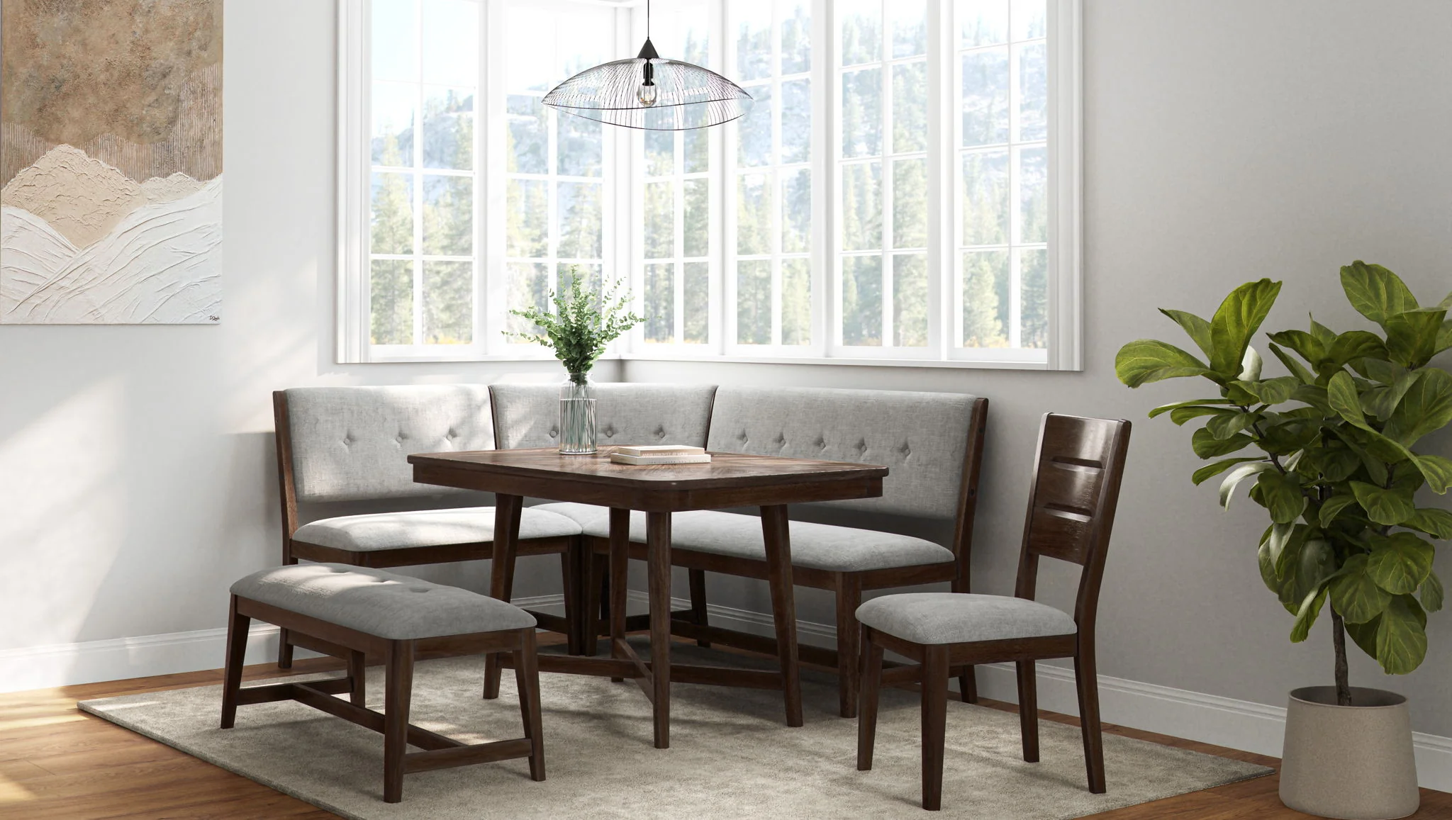 Dining Table - Cherry - Image 4