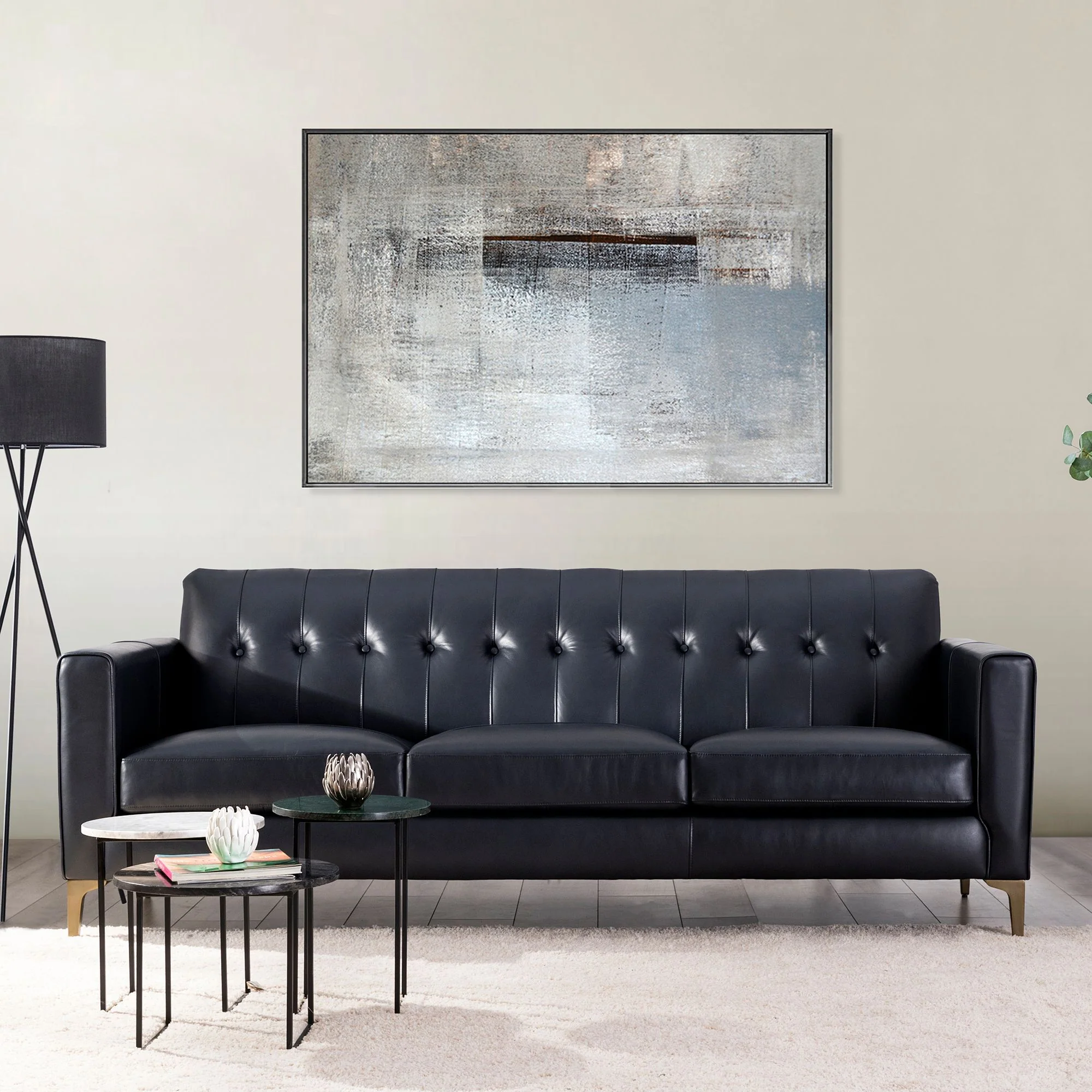 Mid-Century Tufted Sofa - Image 3