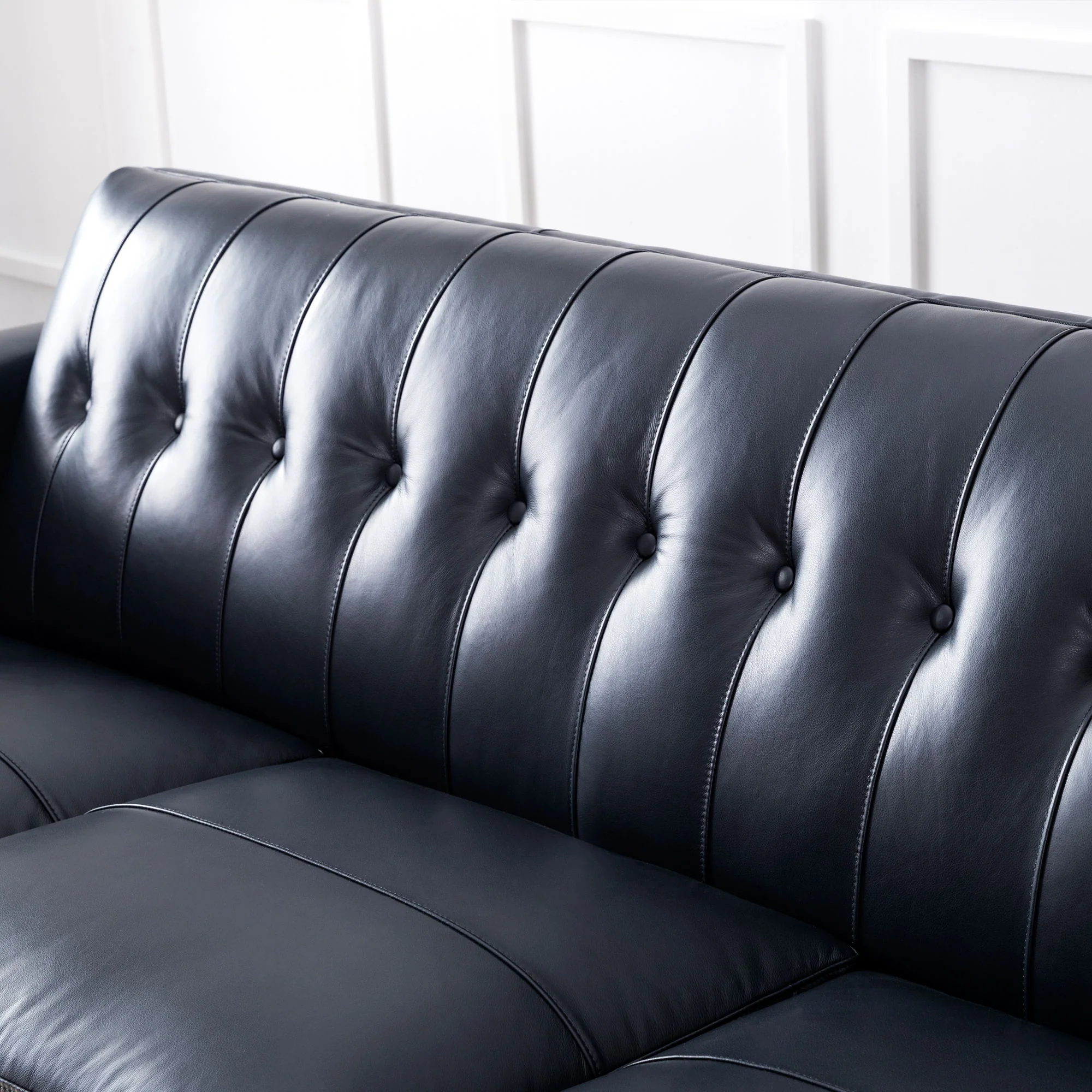 Mid-Century Tufted Sofa - Image 4
