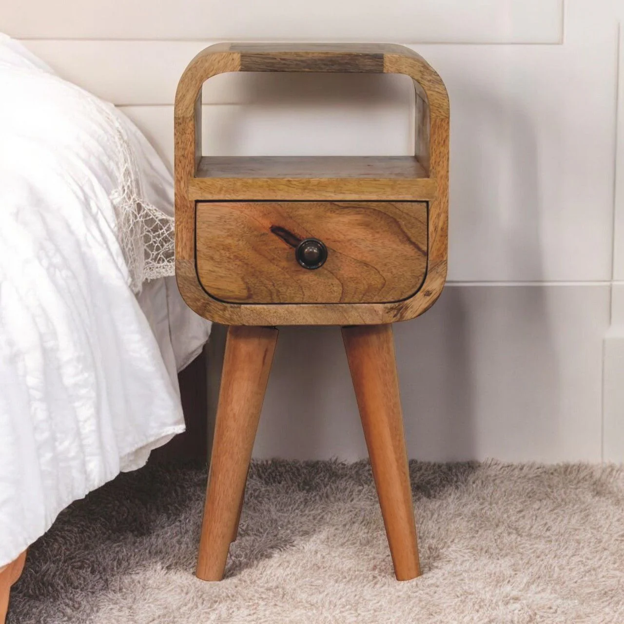 Mini Open Bedside Nightstand - Image 2