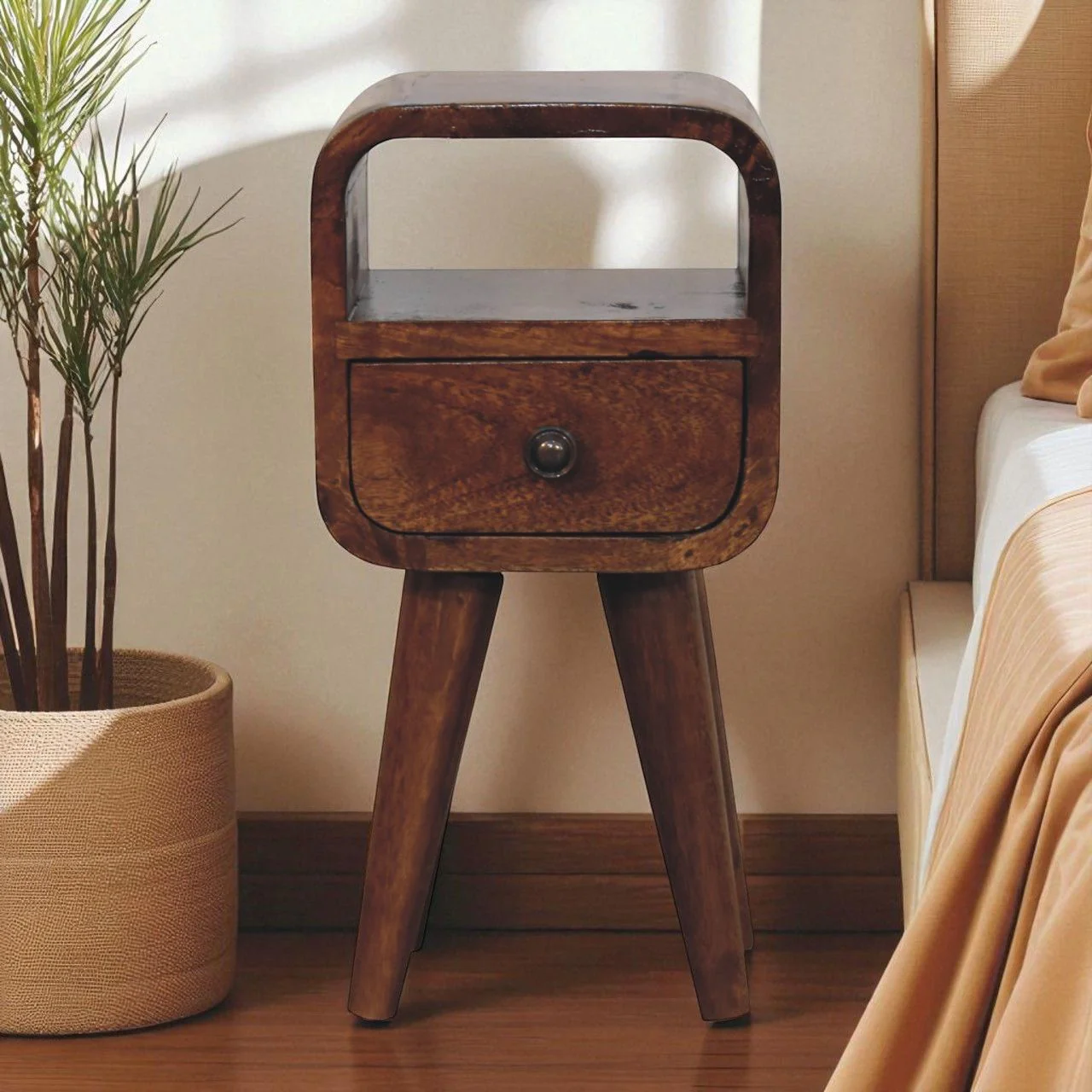 Mini Open Bedside Nightstand - Image 3