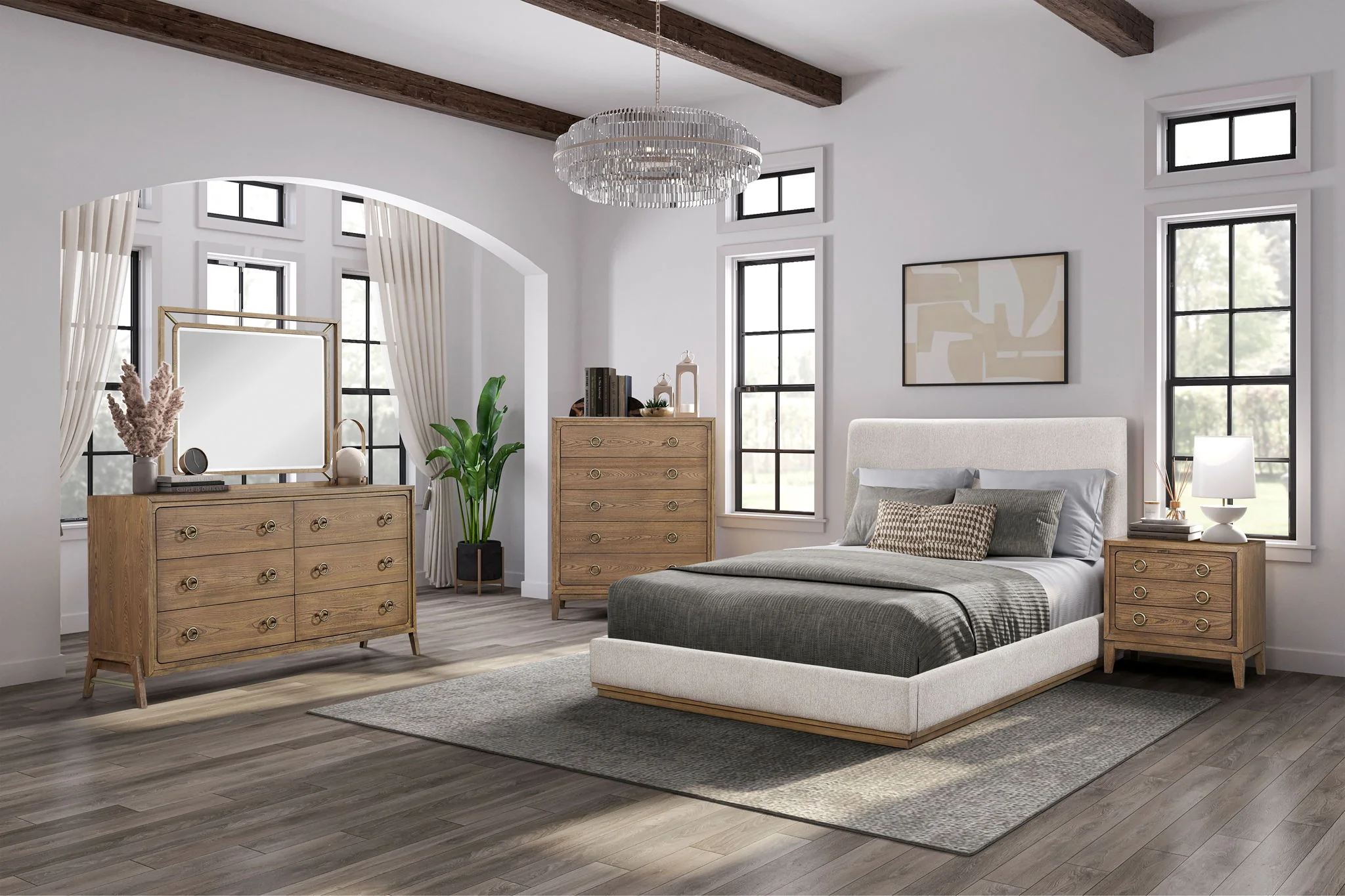 Mirror - Light Brown - Image 4