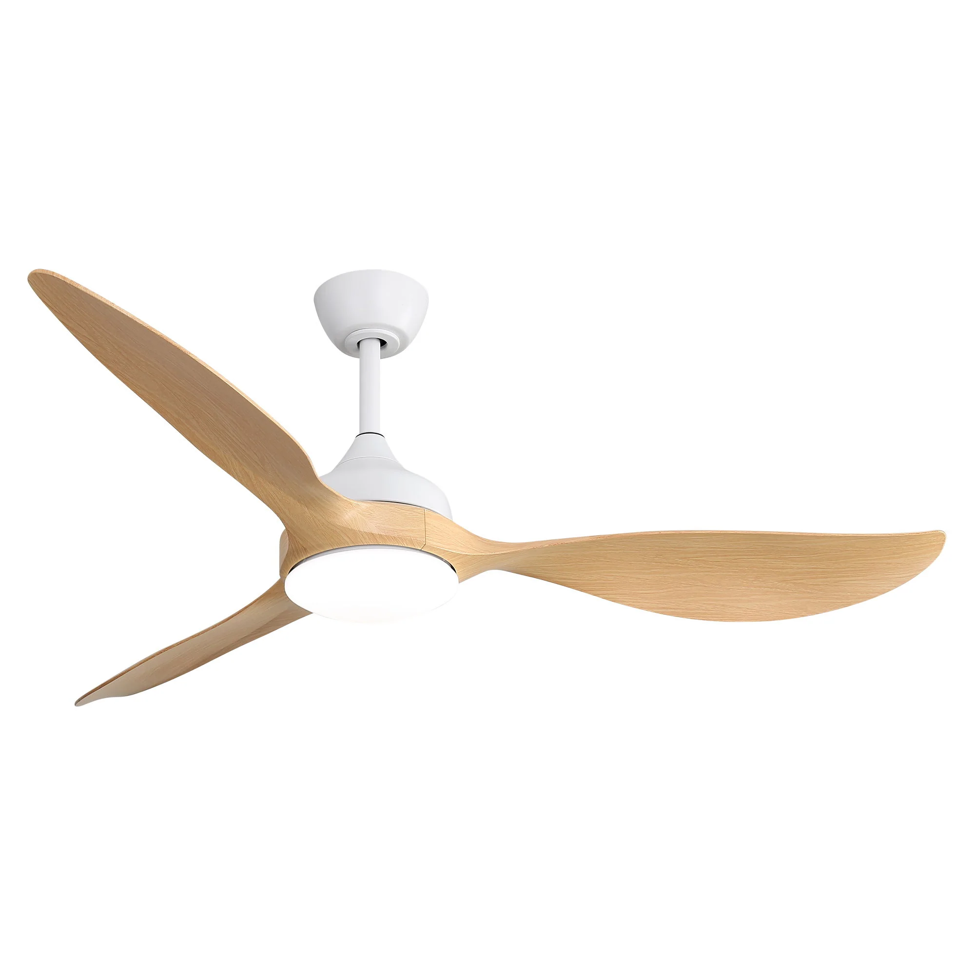 Modern Ceiling Fans Dimmable LED Light Quiet DC Reversible Motor For Indoor & Outdoor - White - Image 4