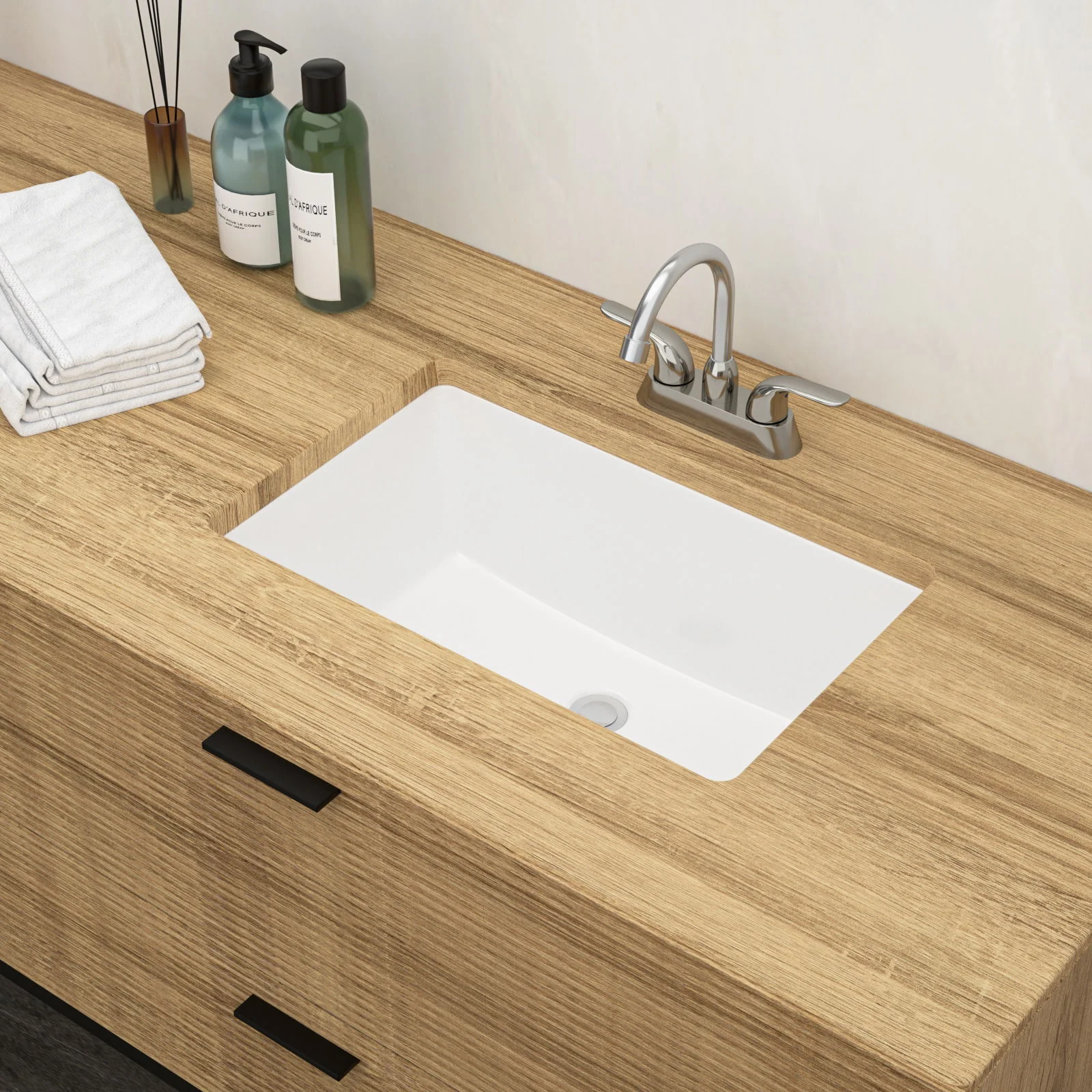 Modern Ceramic Undermount Bathroom Sink With Overflow, High Quality - Image 19