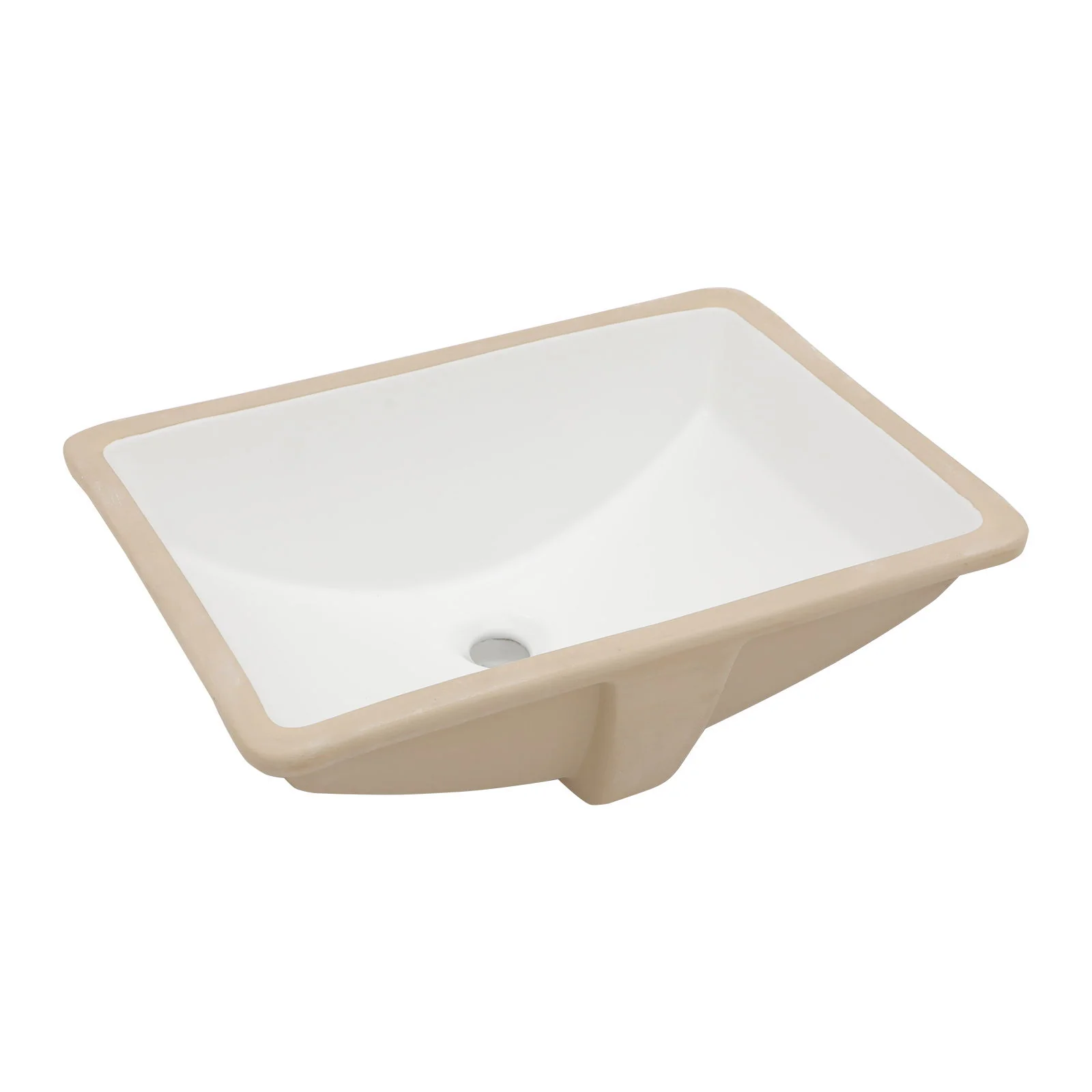 Modern Ceramic Undermount Bathroom Sink With Overflow, High Quality - Image 6