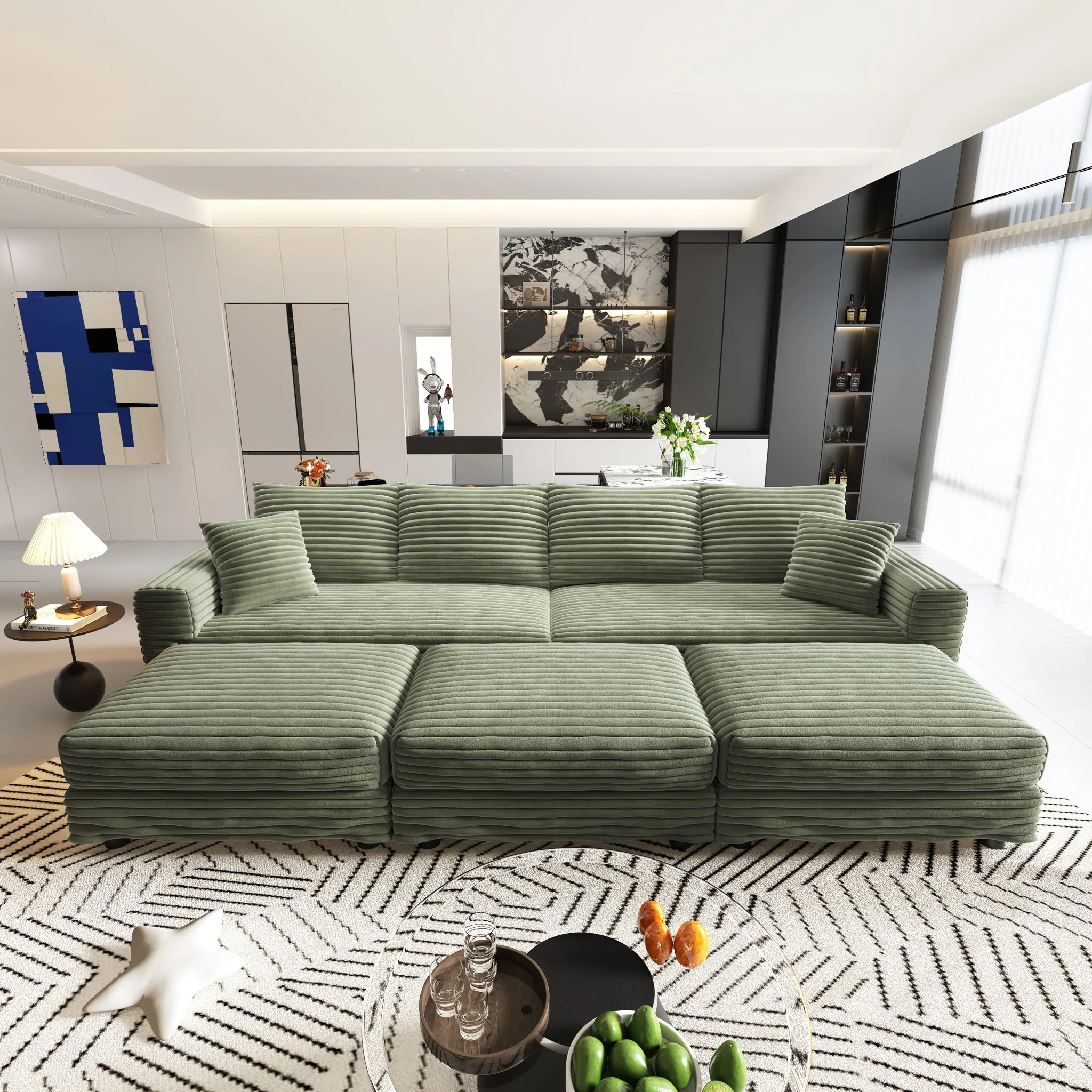 Modern Comfy Upholstered Sofa Cloud Couch & Deep Seat Couches - Image 39