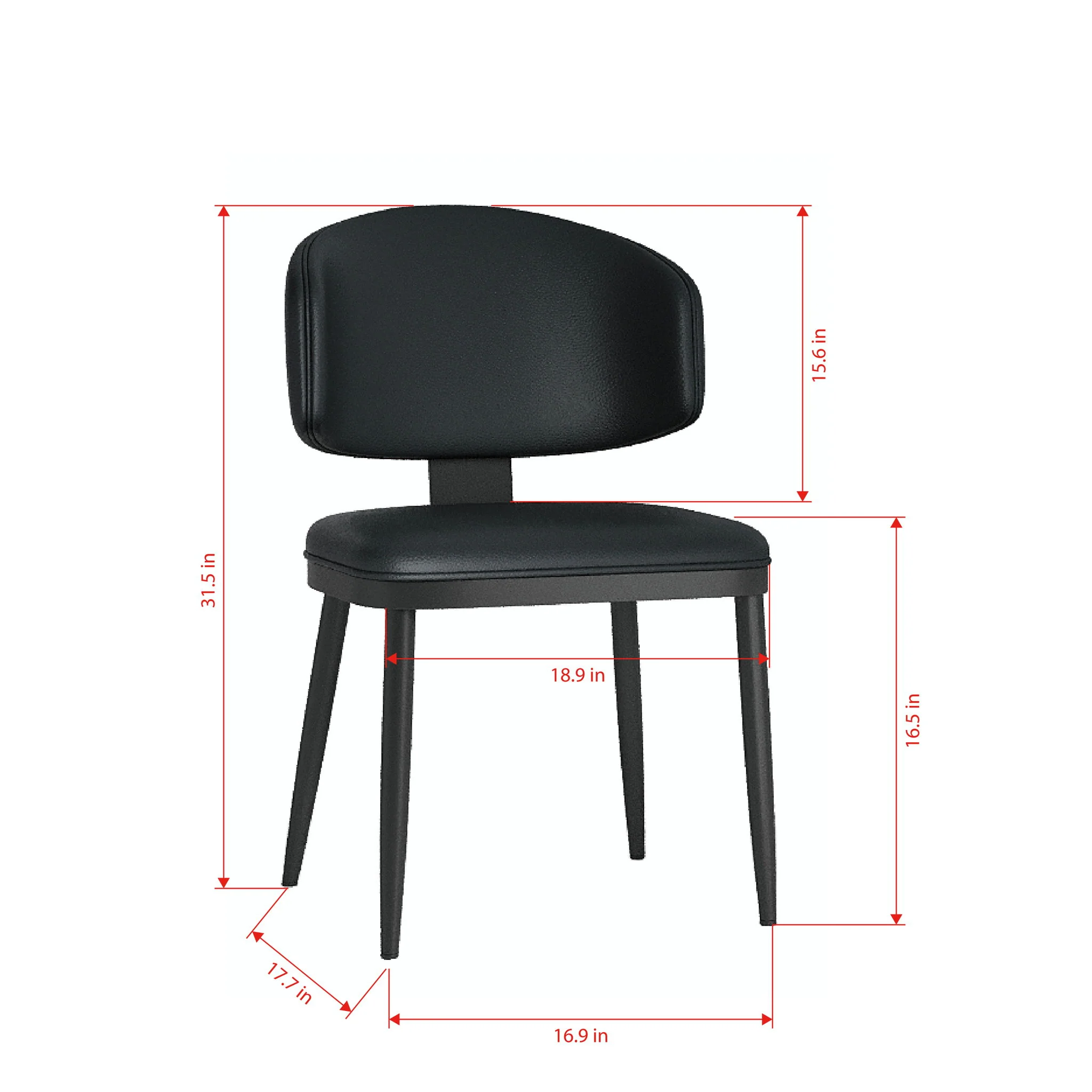 Modern Dining Chairs For Kitchen (Set of 2) - Image 2