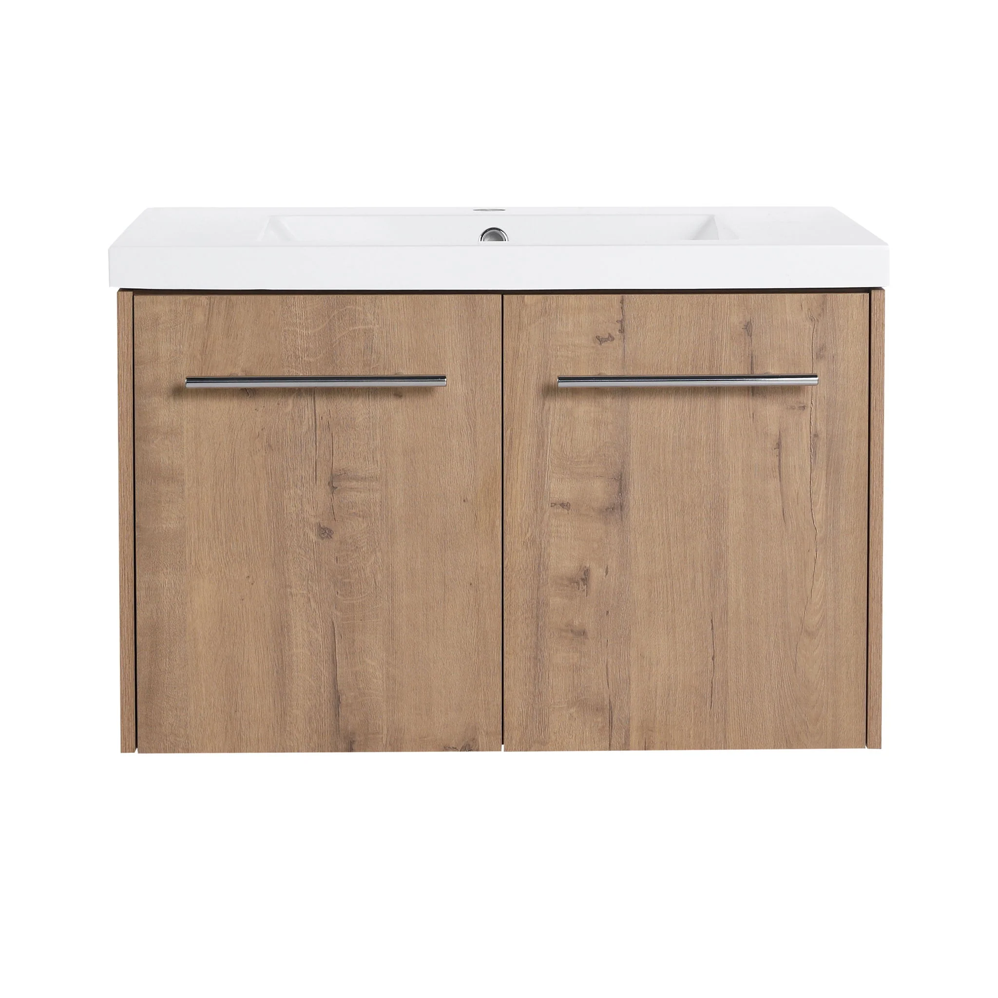 Modern Floating Bathroom Vanity With Resin Sink, Soft Close Doors - Image 3