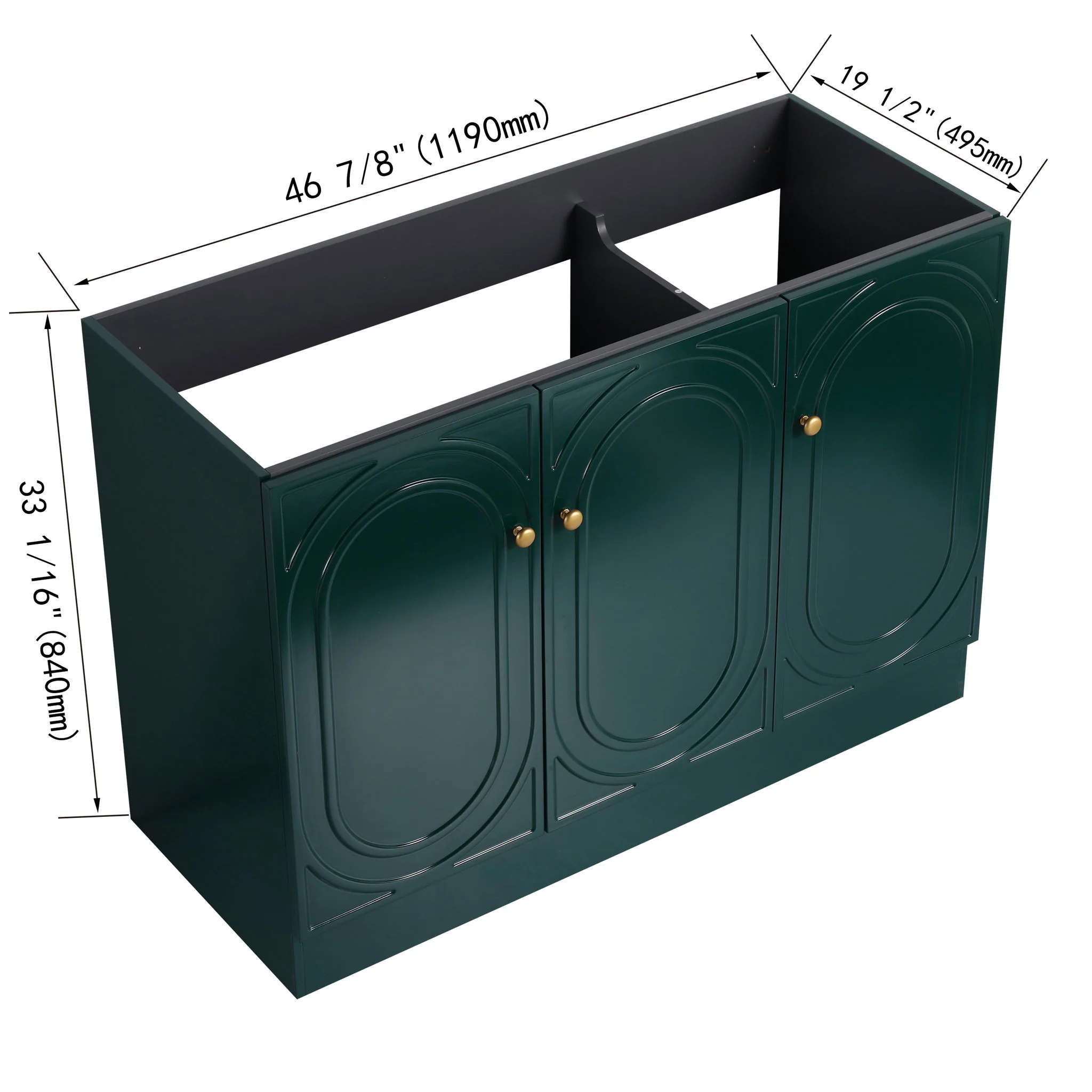 Modern Freestanding Bathroom Vanity With Soft Close Cabinet Doors - Image 48