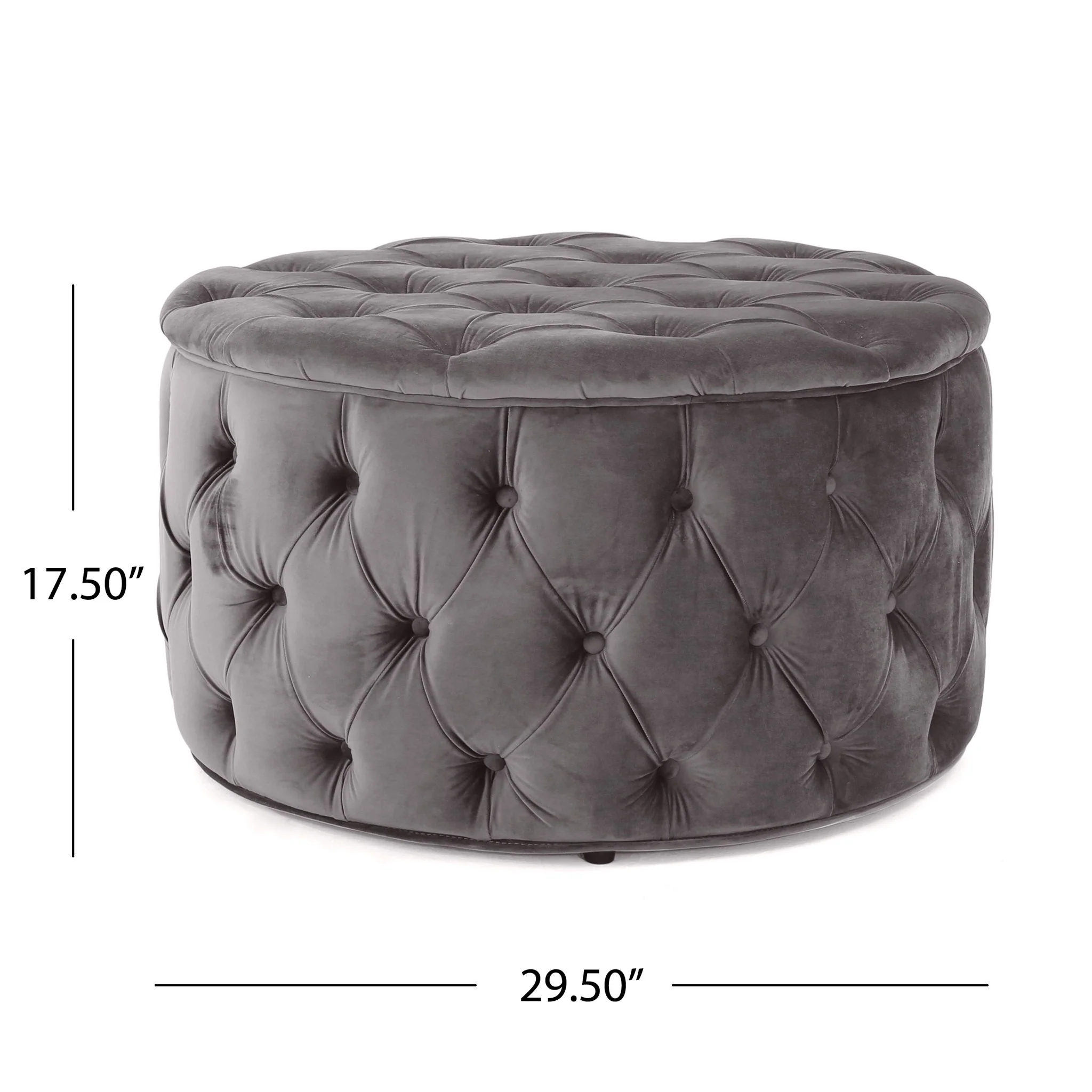 Modern Glam Ottoman - Image 4