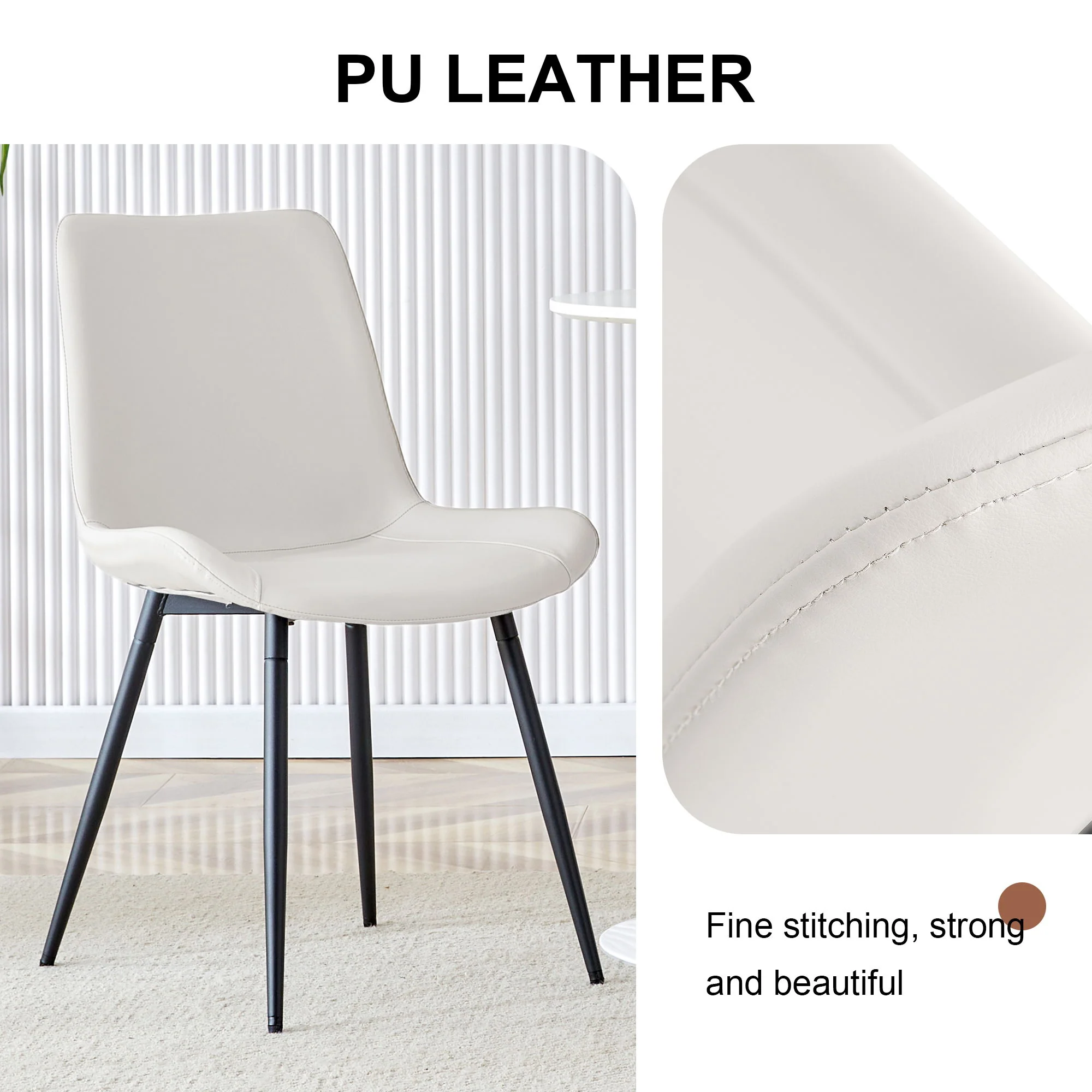 Modern Medieval Style Restaurant Cushioned Chairs With Suede Backrests - Image 12