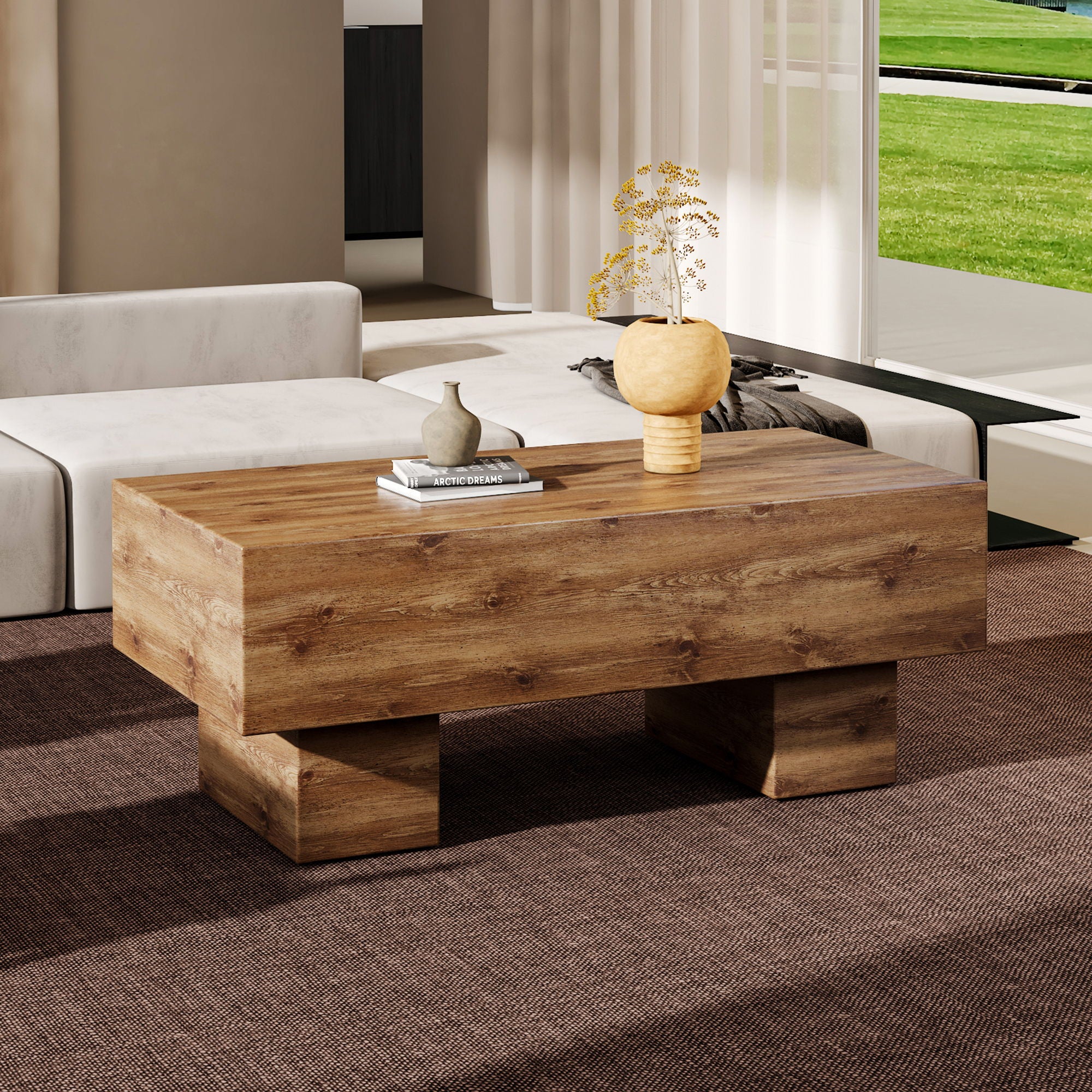 Modern Simple Coffee Table - Image 3