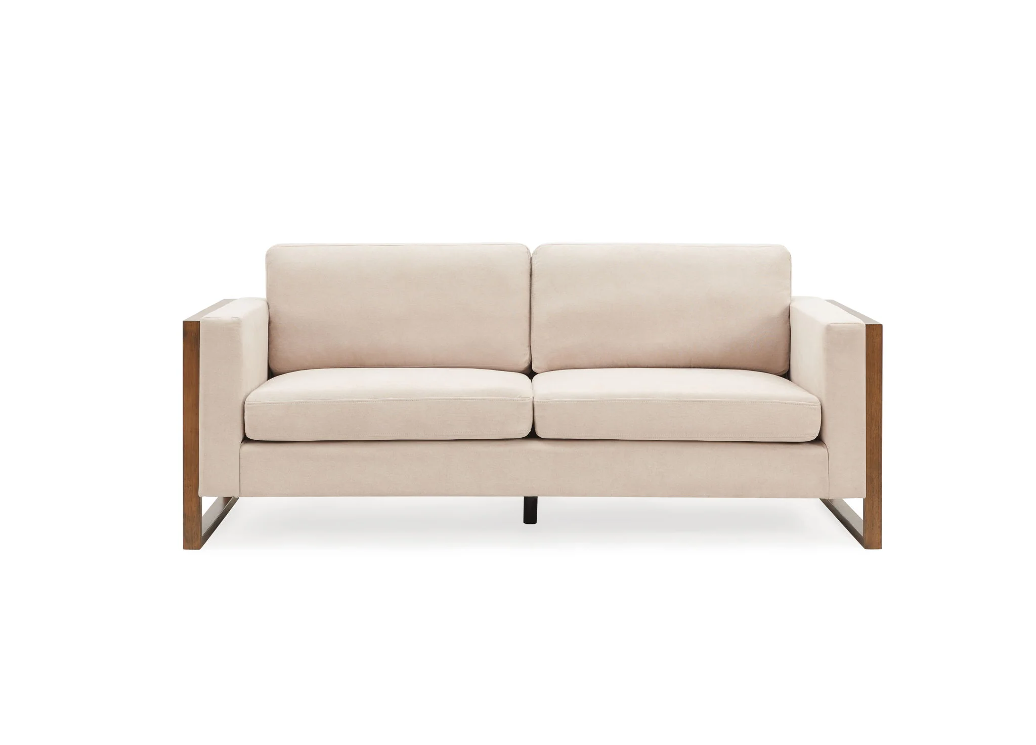 Modern Sofa With Solid Wood Legs, 3 Seater - Image 5