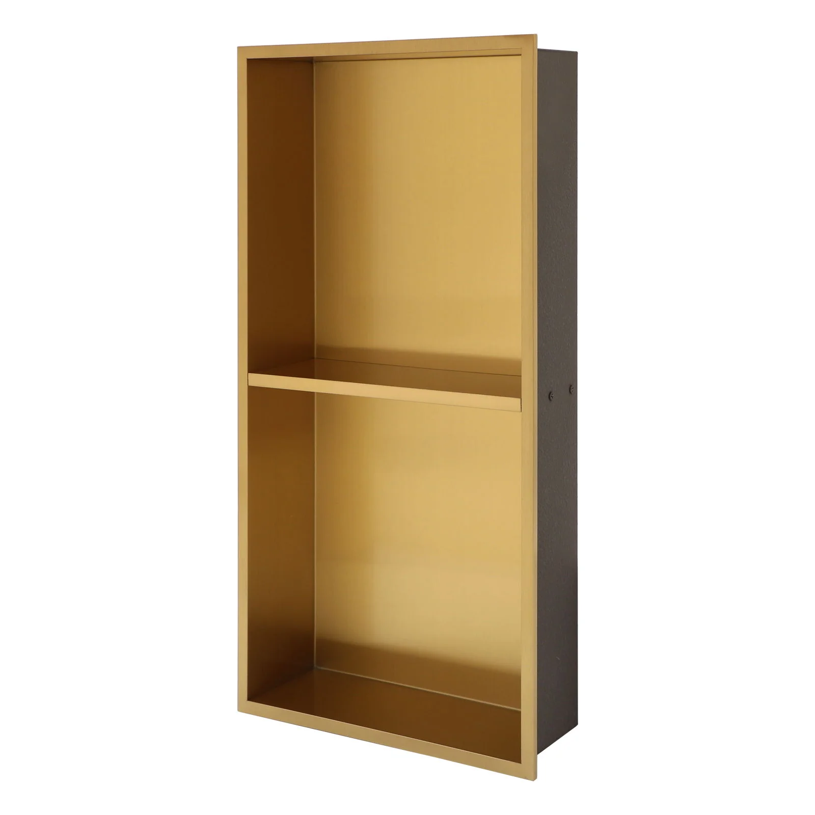 Modern Stainless Steel Shower Niche Double Shelf For Bathroom - Image 6