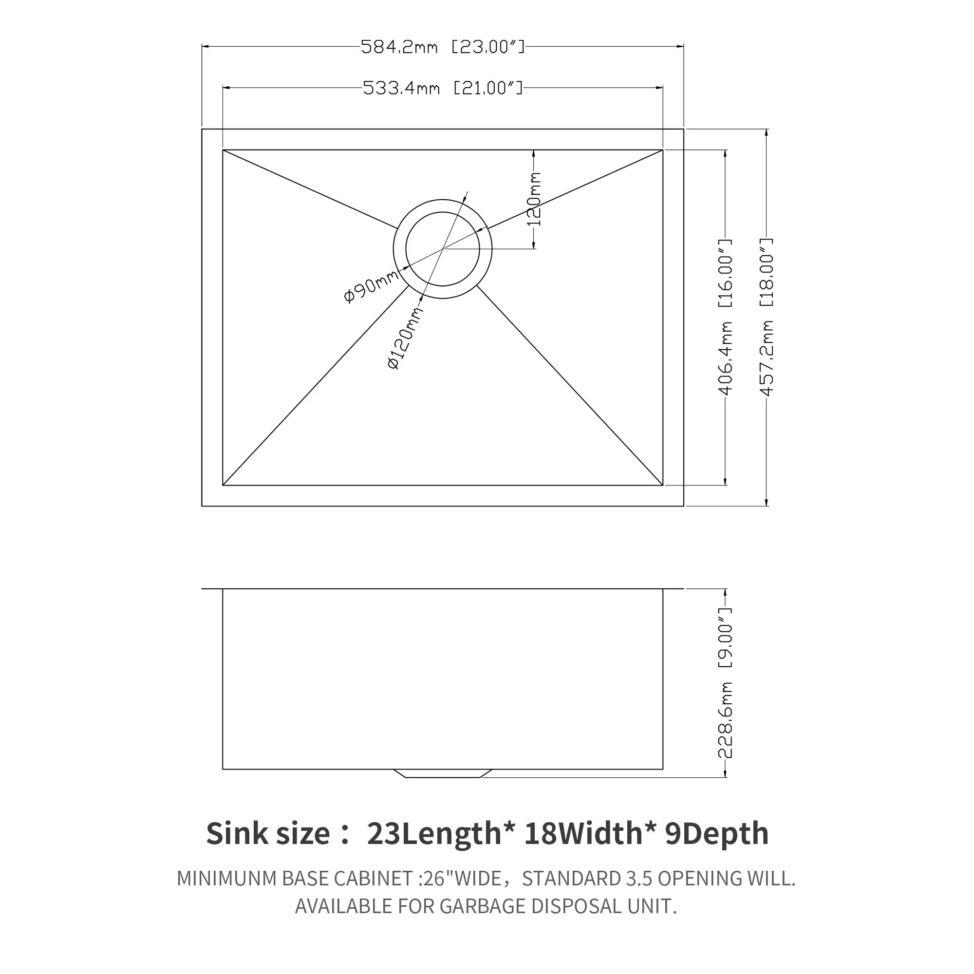 Modern Undermount Stainless Steel Kitchen Sink 16 Gauge, Deep Single Bowl - Image 55