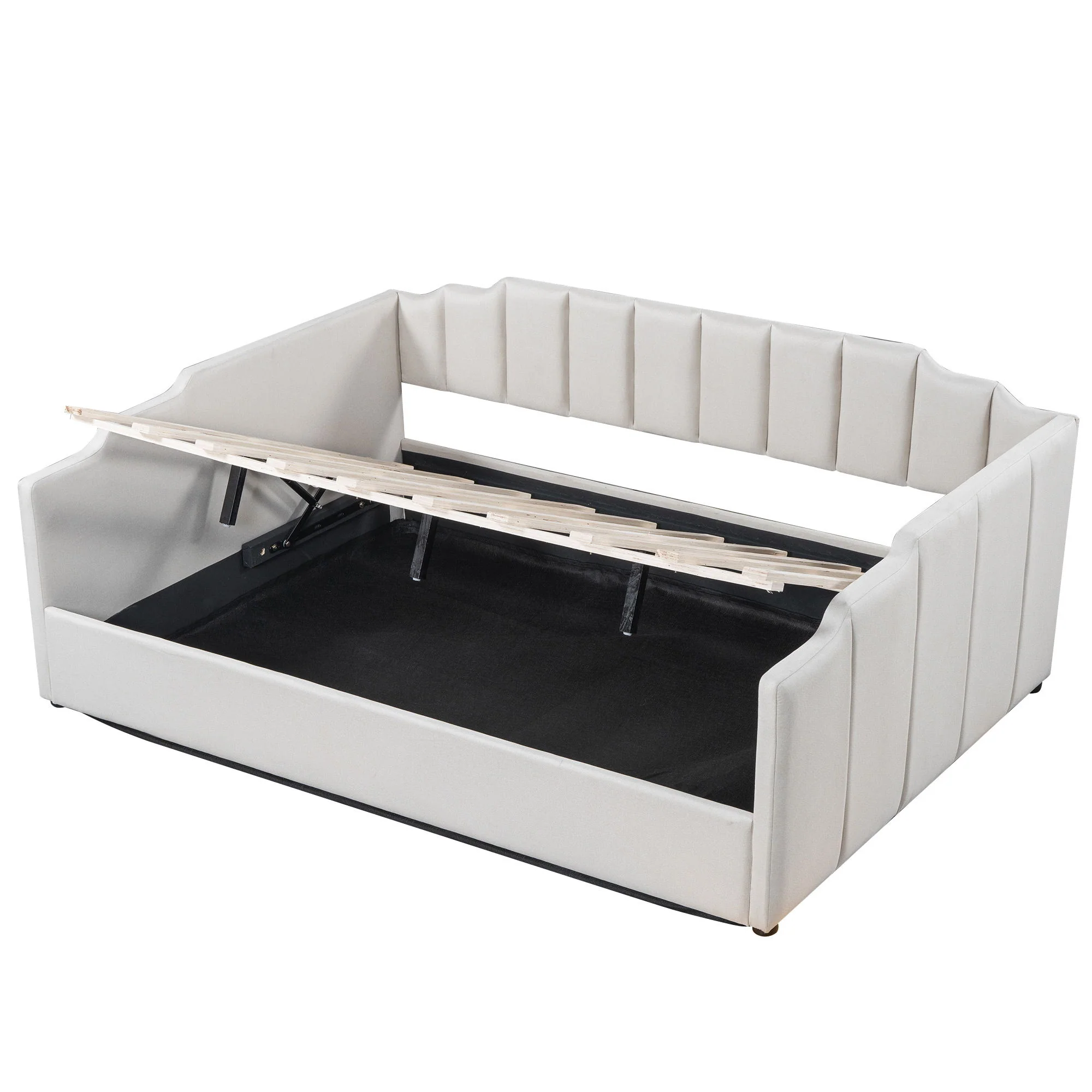 Modern Upholstered Daybed With Underneath Storage