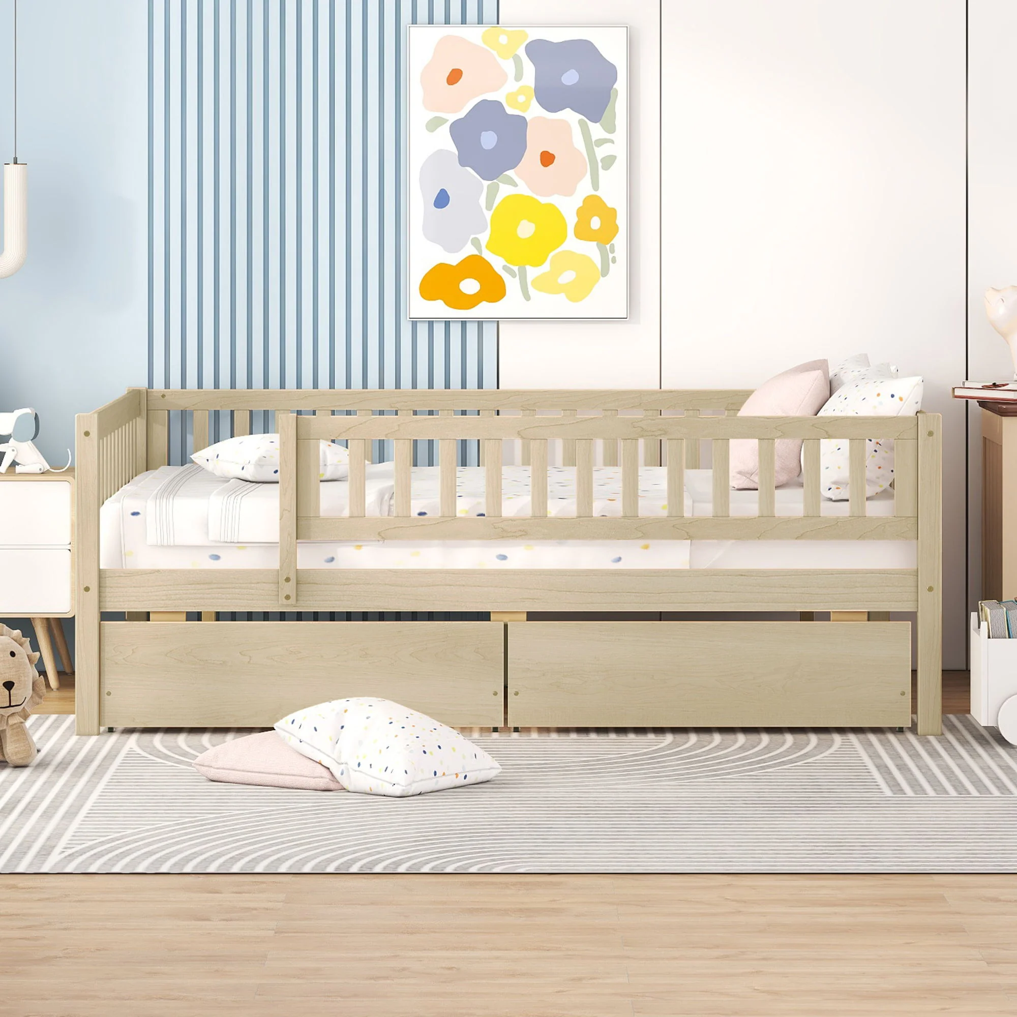 Multi Functional Wooden Daybed Bed - Image 36
