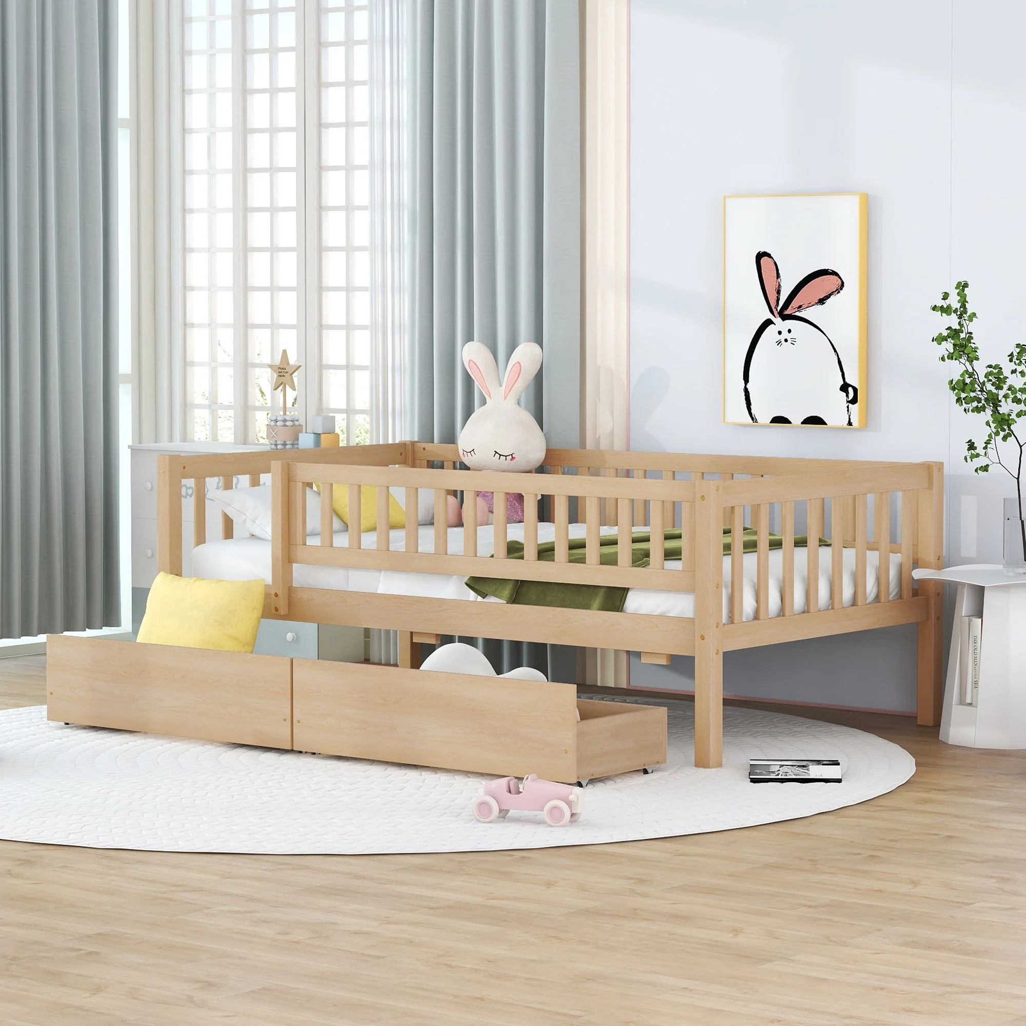 Multi Functional Wooden Daybed Bed - Image 9