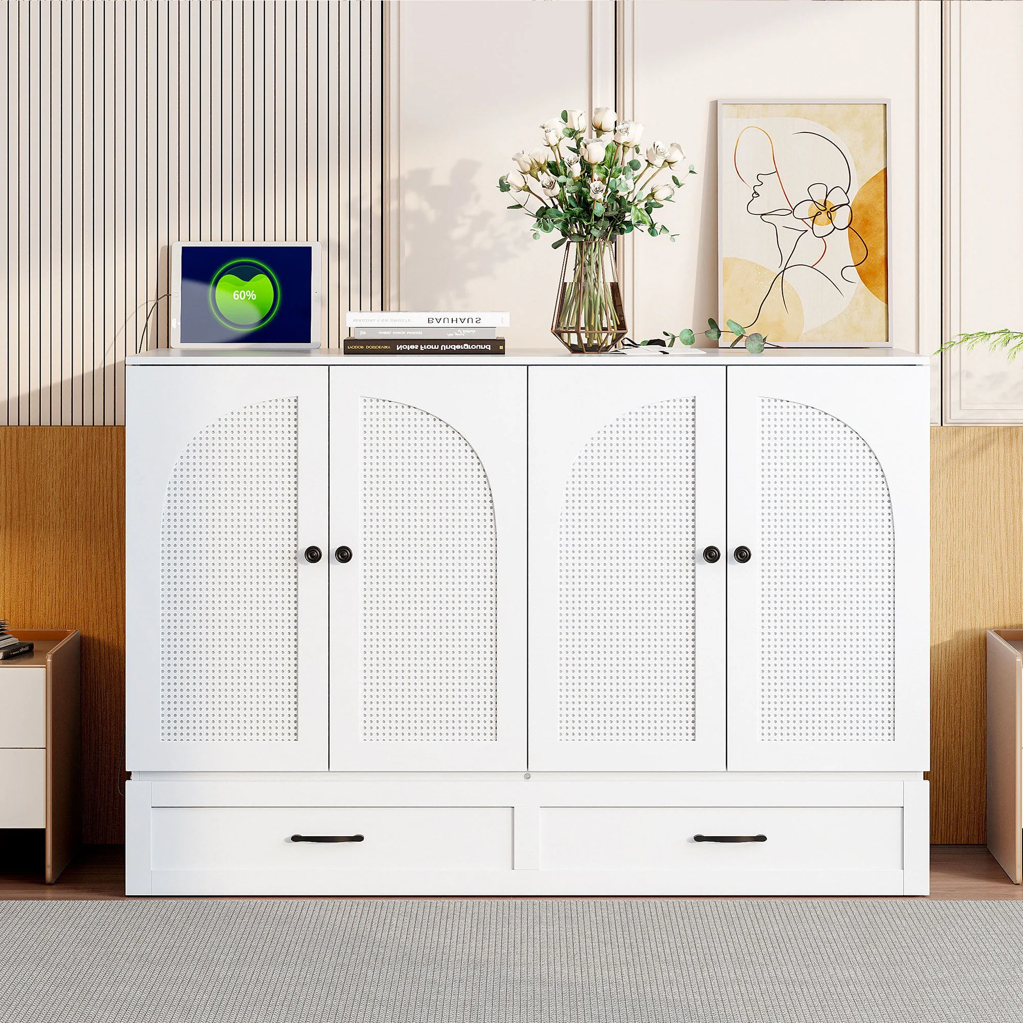 Murphy Bed With Large Drawers - Image 3