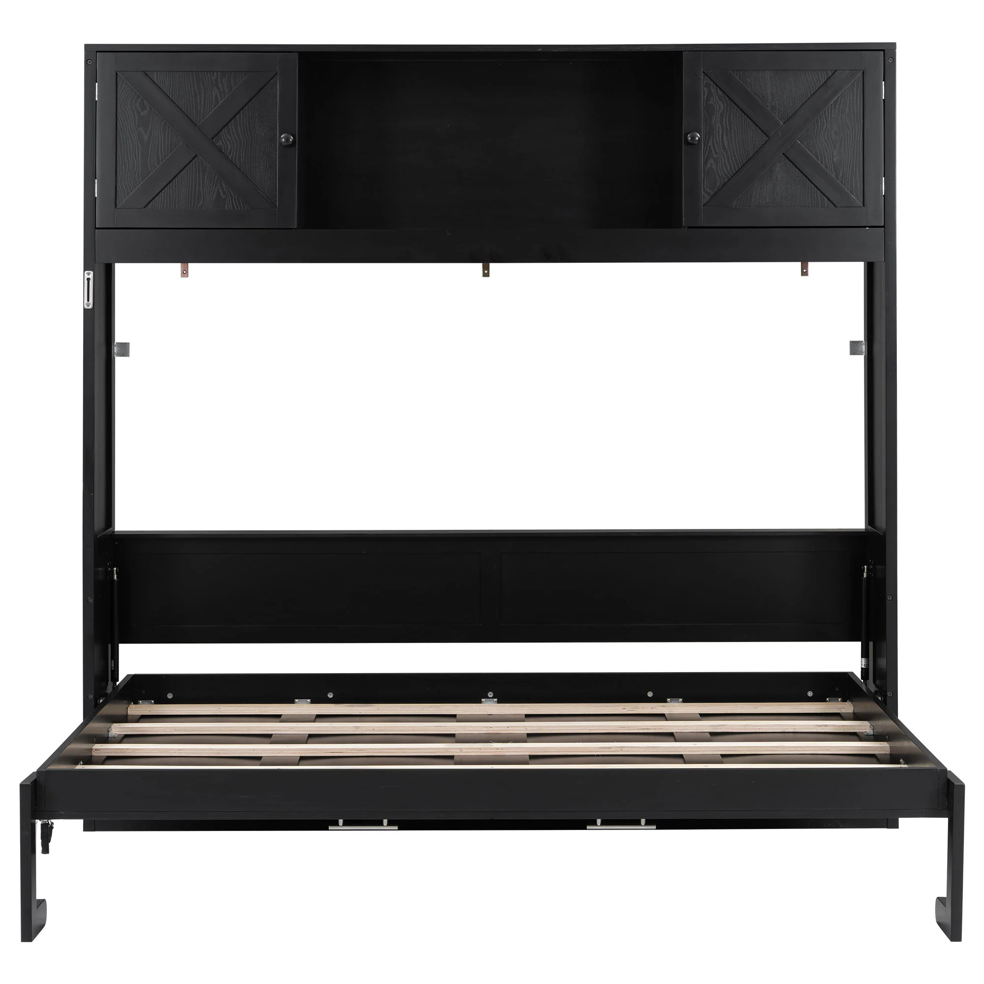 Murphy Bed With Storage Cabinets