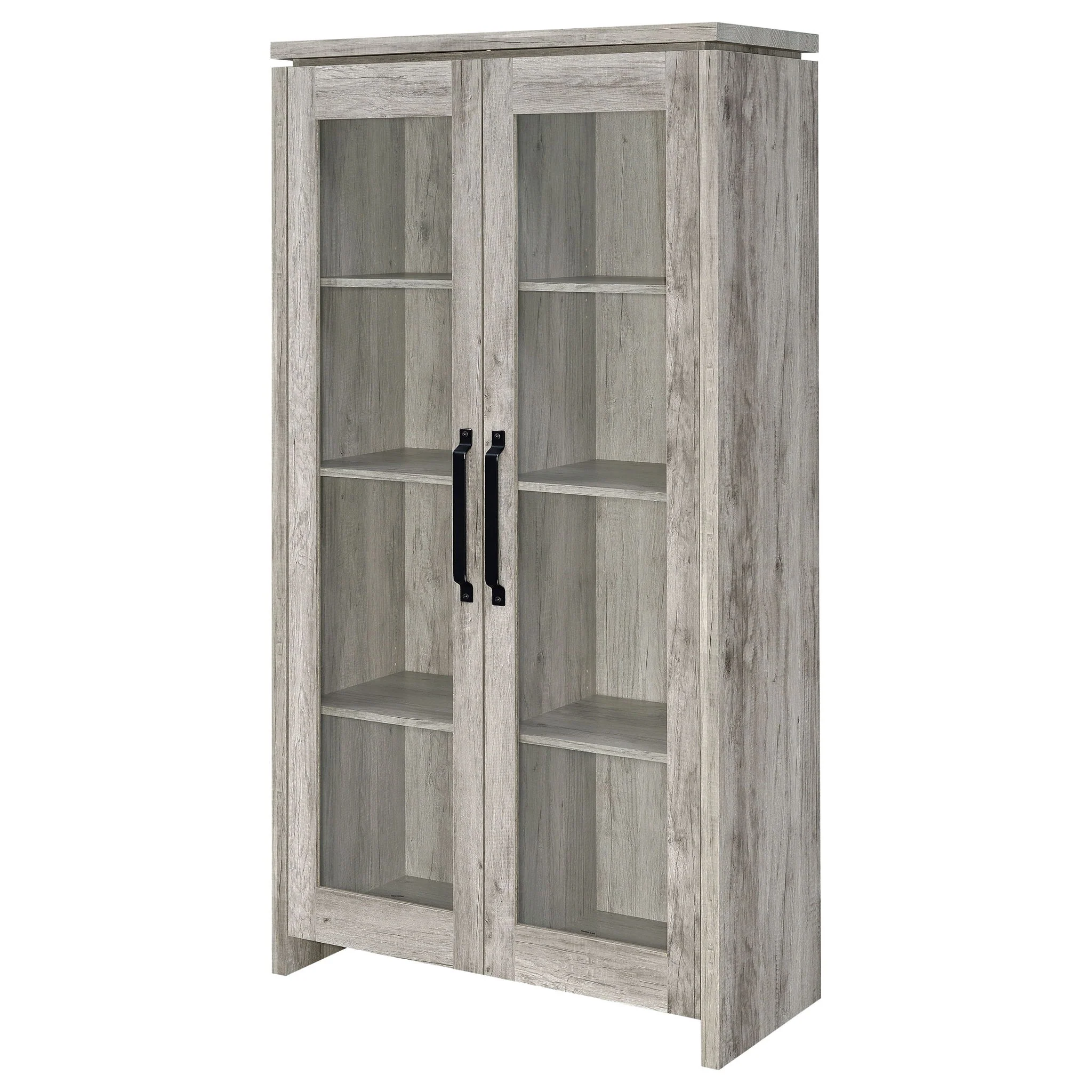 Myerson - 2 Door Tall Cabinet - Gray - Image 4