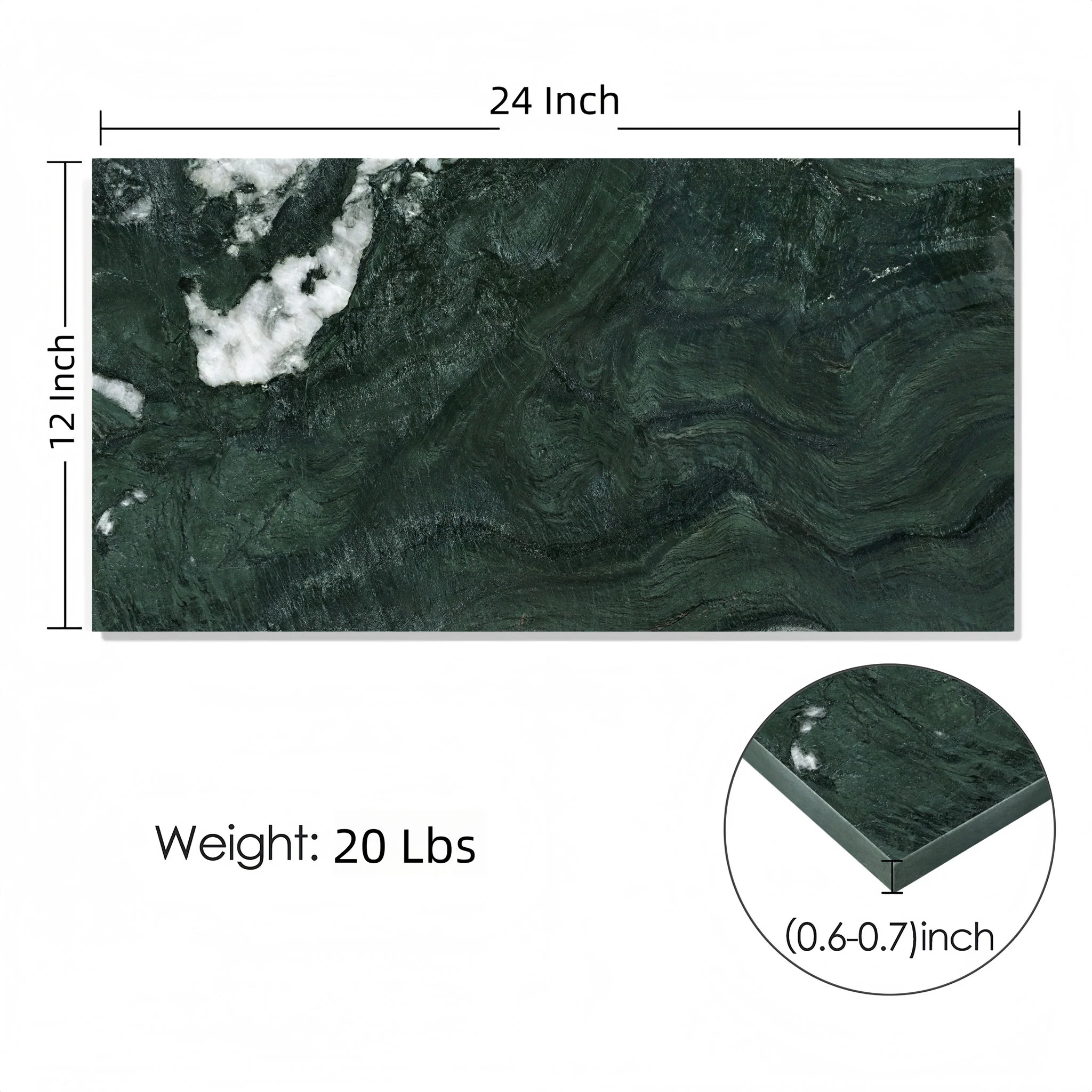 Natural Marble Polished Tile For Wall And Floor (Set of 4) - Image 18