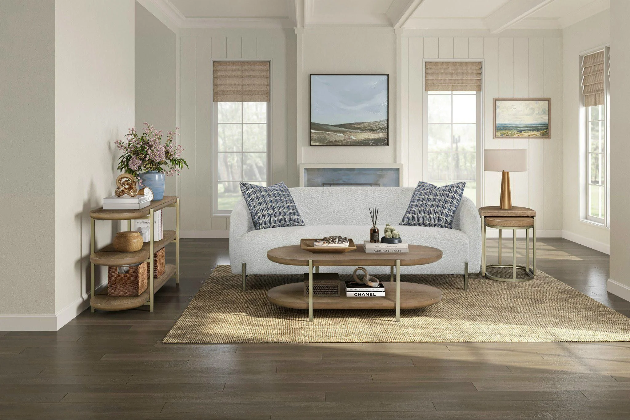 Nesting Tables - Light Brown - Image 3