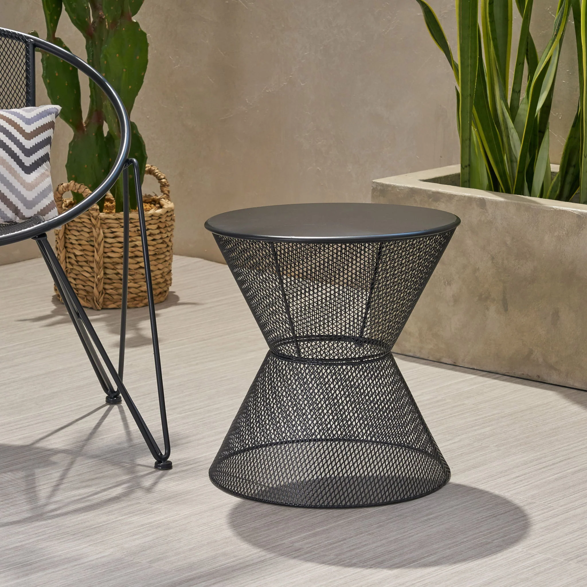 Nevada - Contemporary Side Table With Design - Image 7