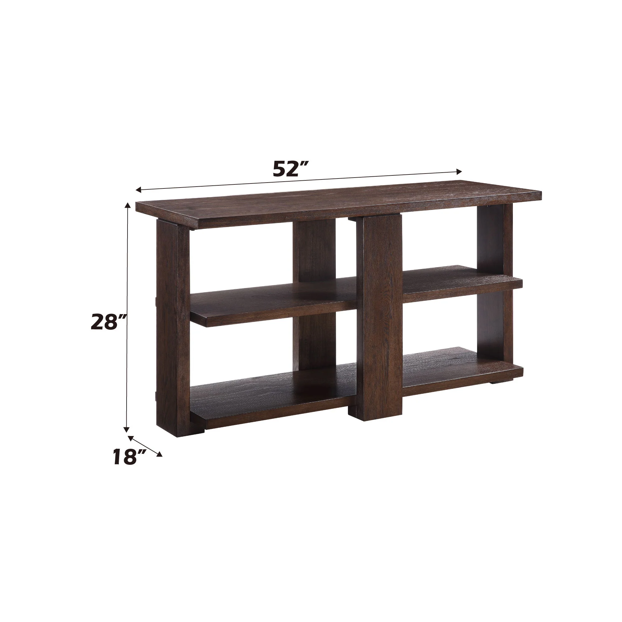 Niamey - Sofa Table - Walnut - Image 2