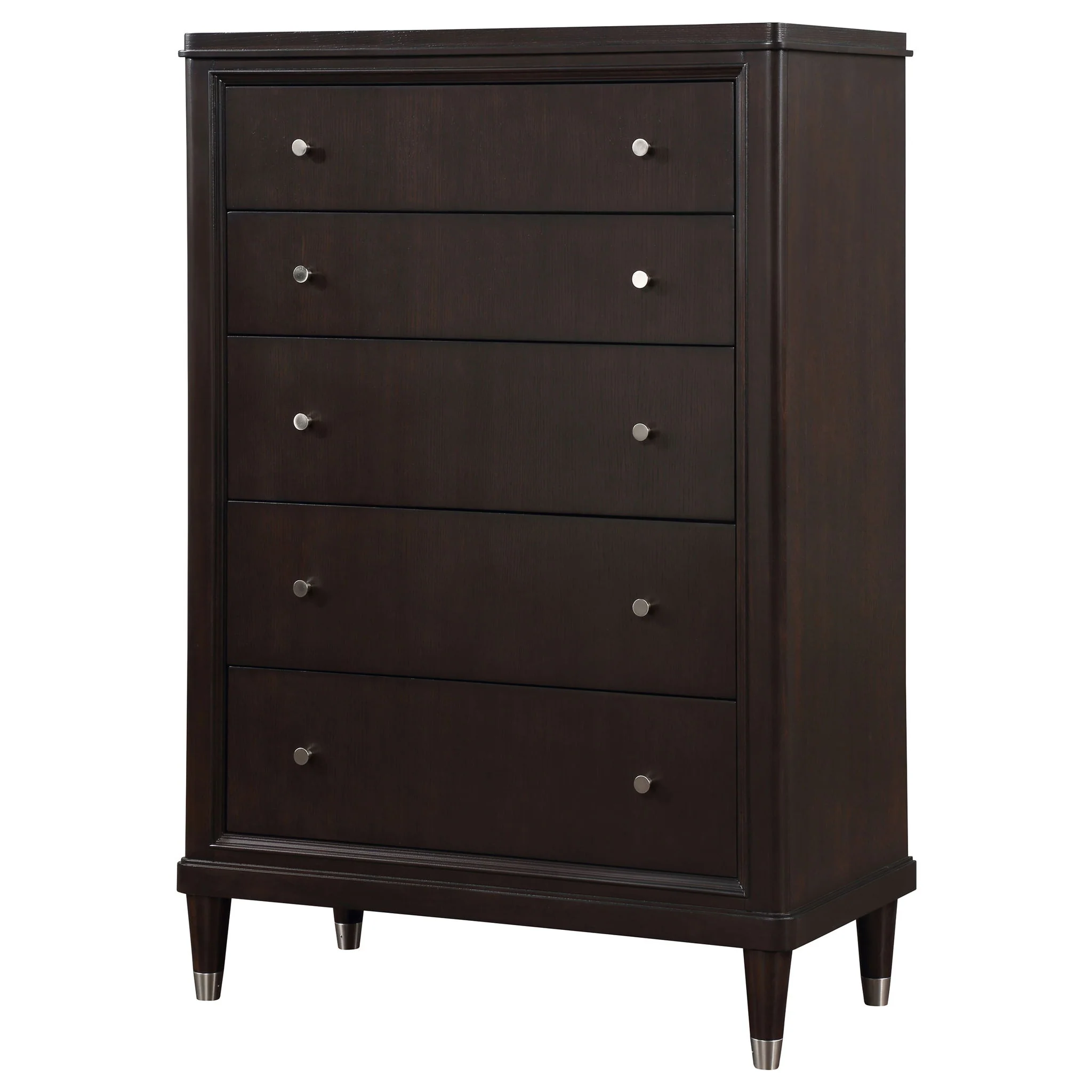 Niguel - 5 Drawer Chest Storage Furniture - Brown - Image 2