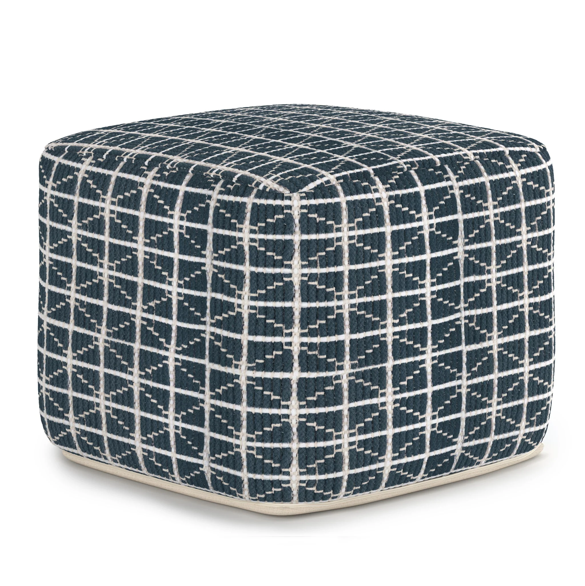 Noreen - Upholstered Square Pouf - Image 3