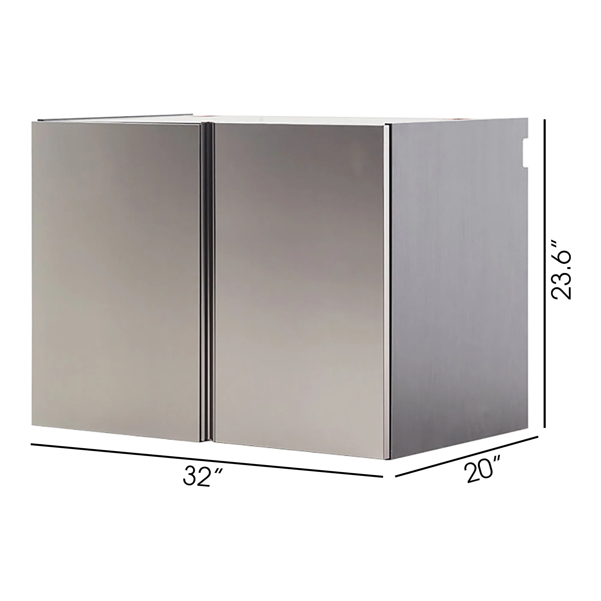 Nova Series - Door Wall Mounted Garage Cabinet, Soft Closing - Dark Gray - Image 4