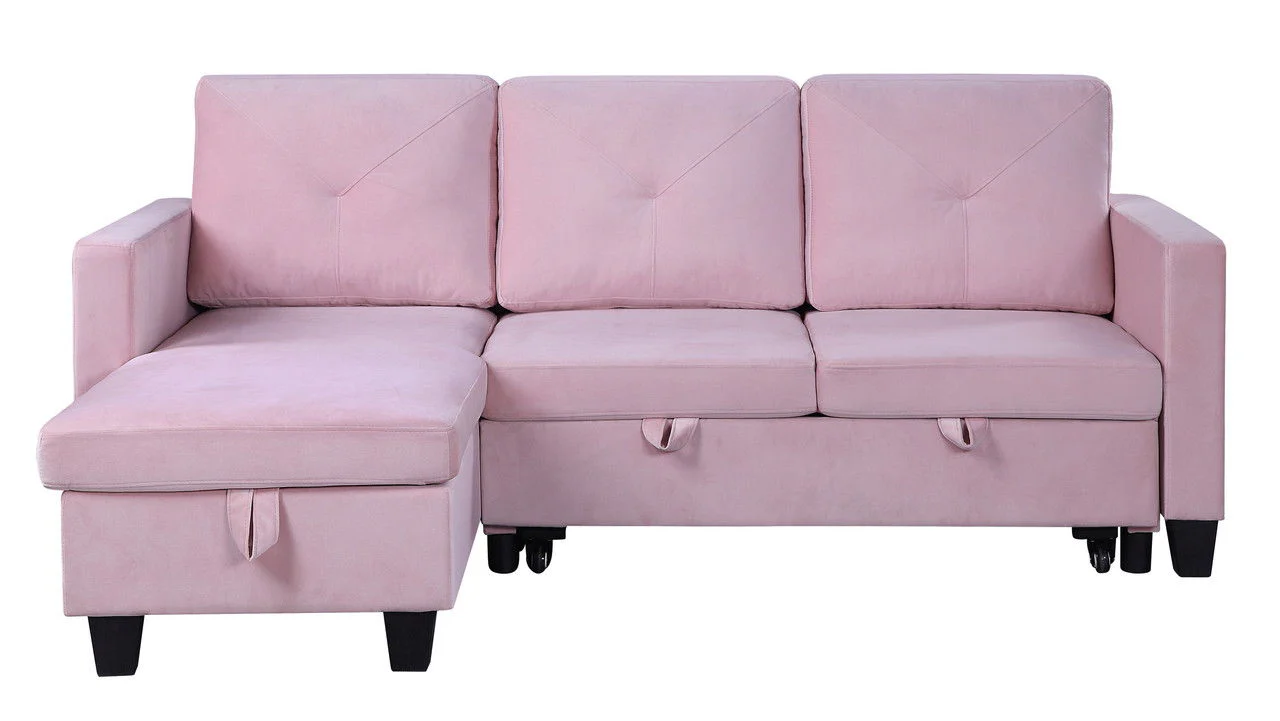 Nova - Reversible Sleeper Sectional Sofa With Storage Chaise - Image 7