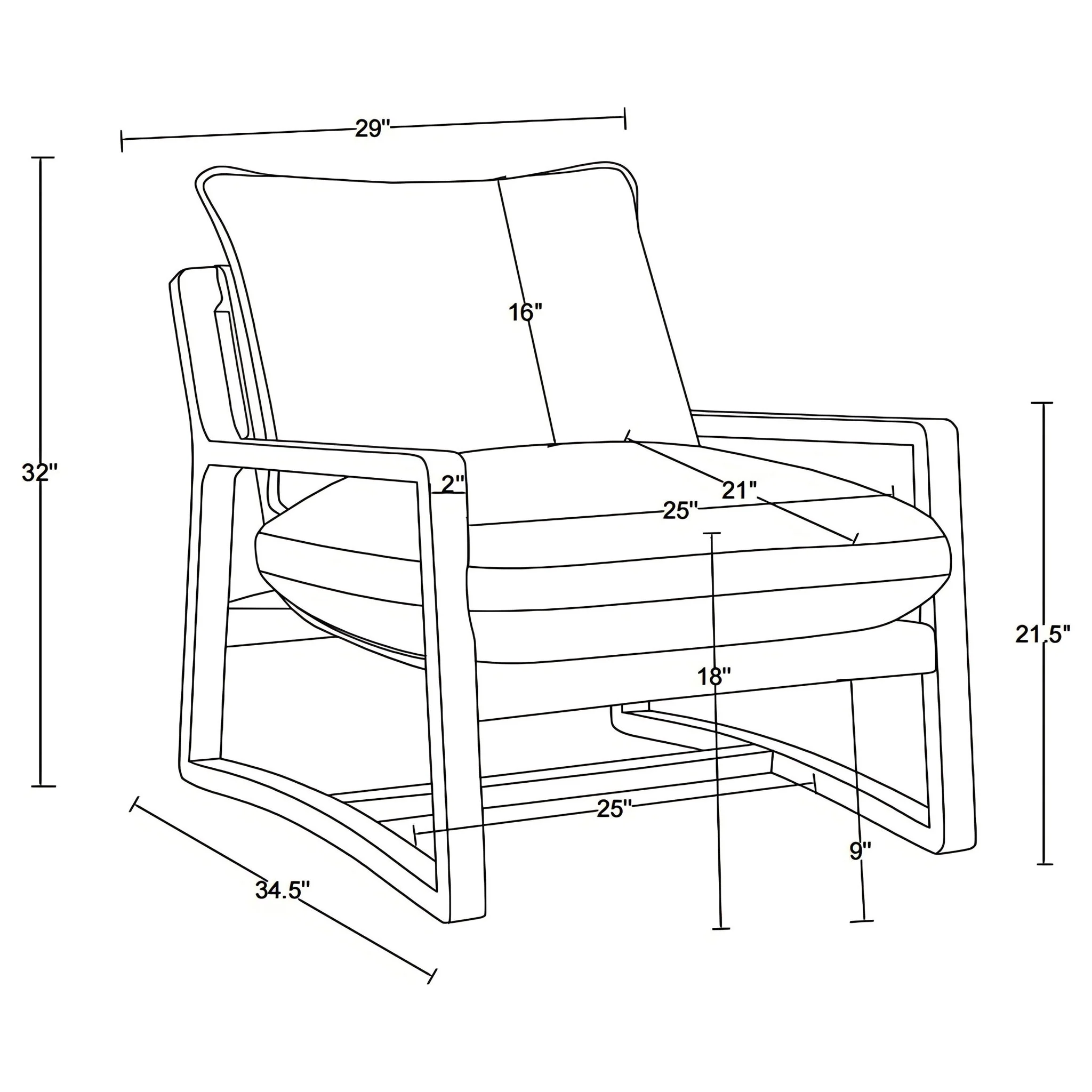 O'Brien - Upholstered Accent Chair - Sand - Image 3