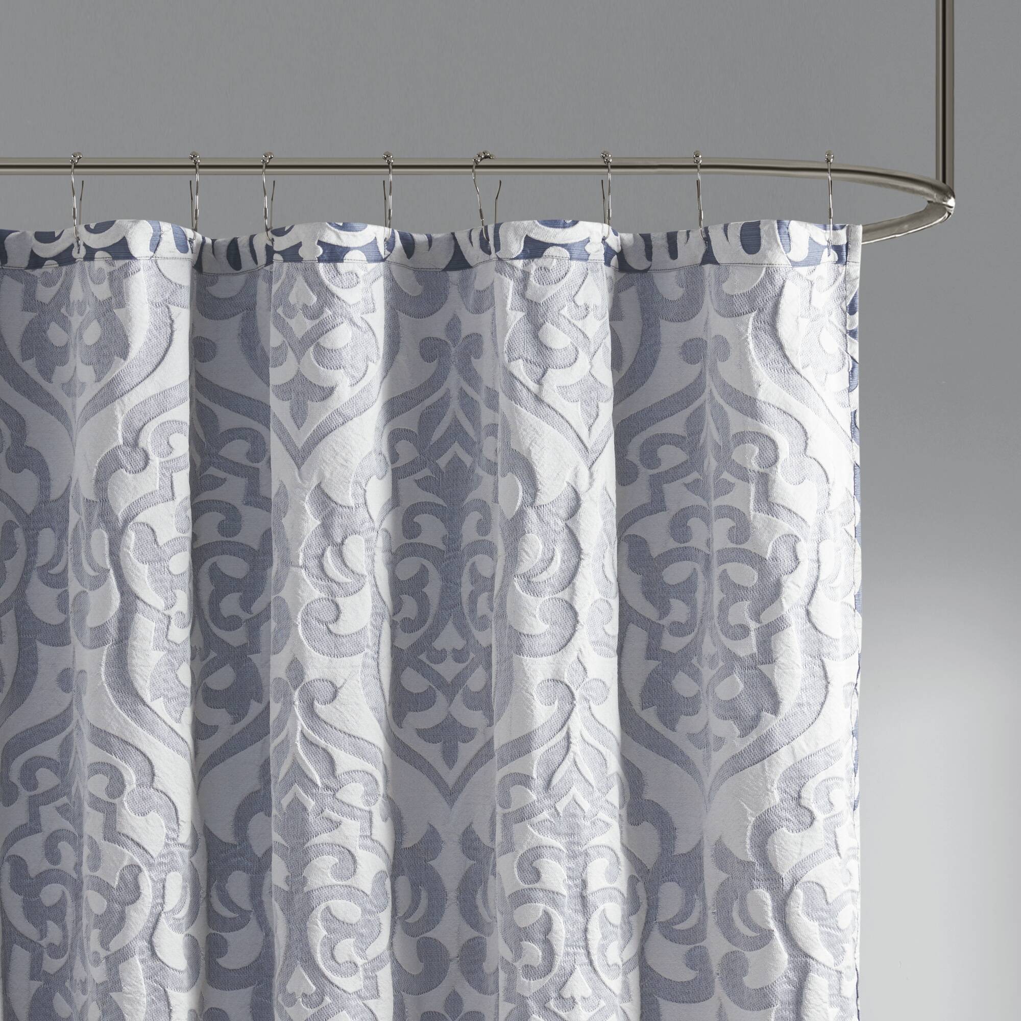 Odette - Shower Curtain - Navy - Image 3