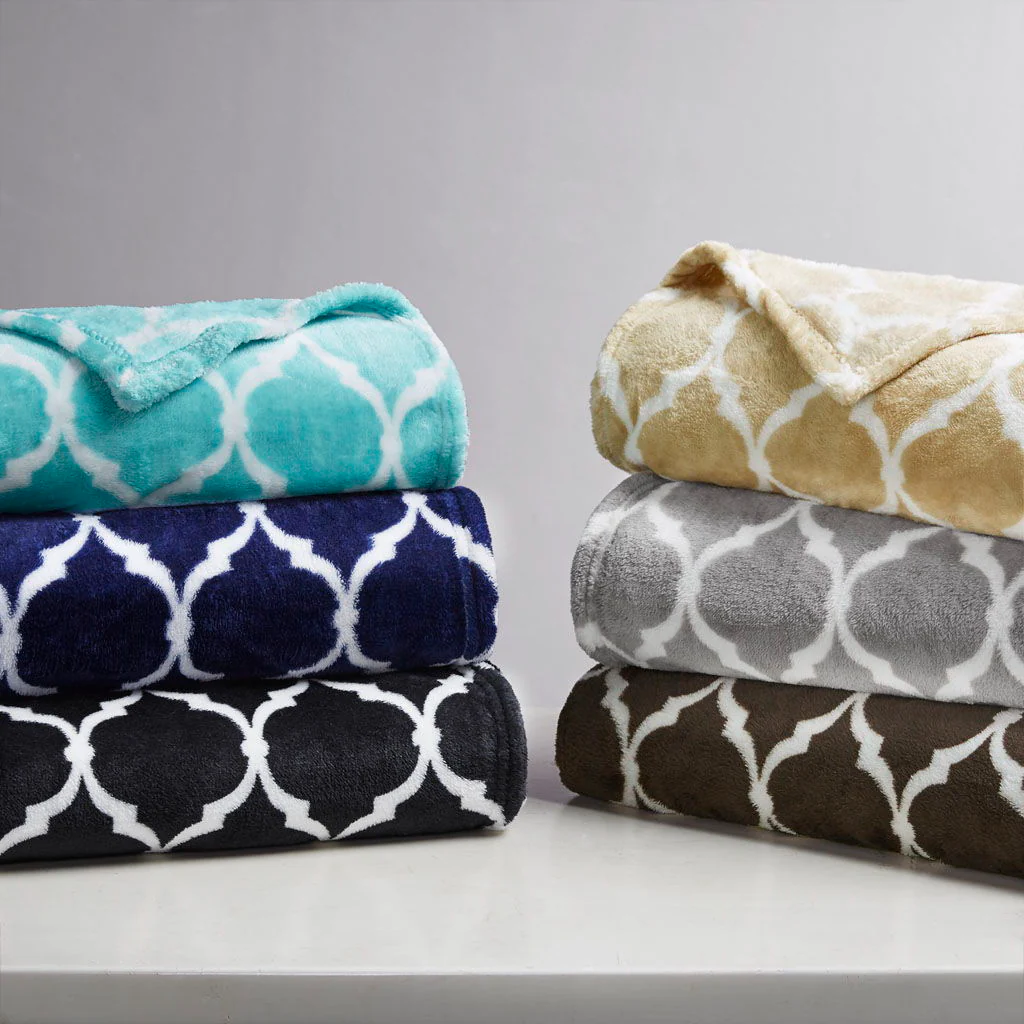 Ogee - Oversized Throw - Aqua - Image 4