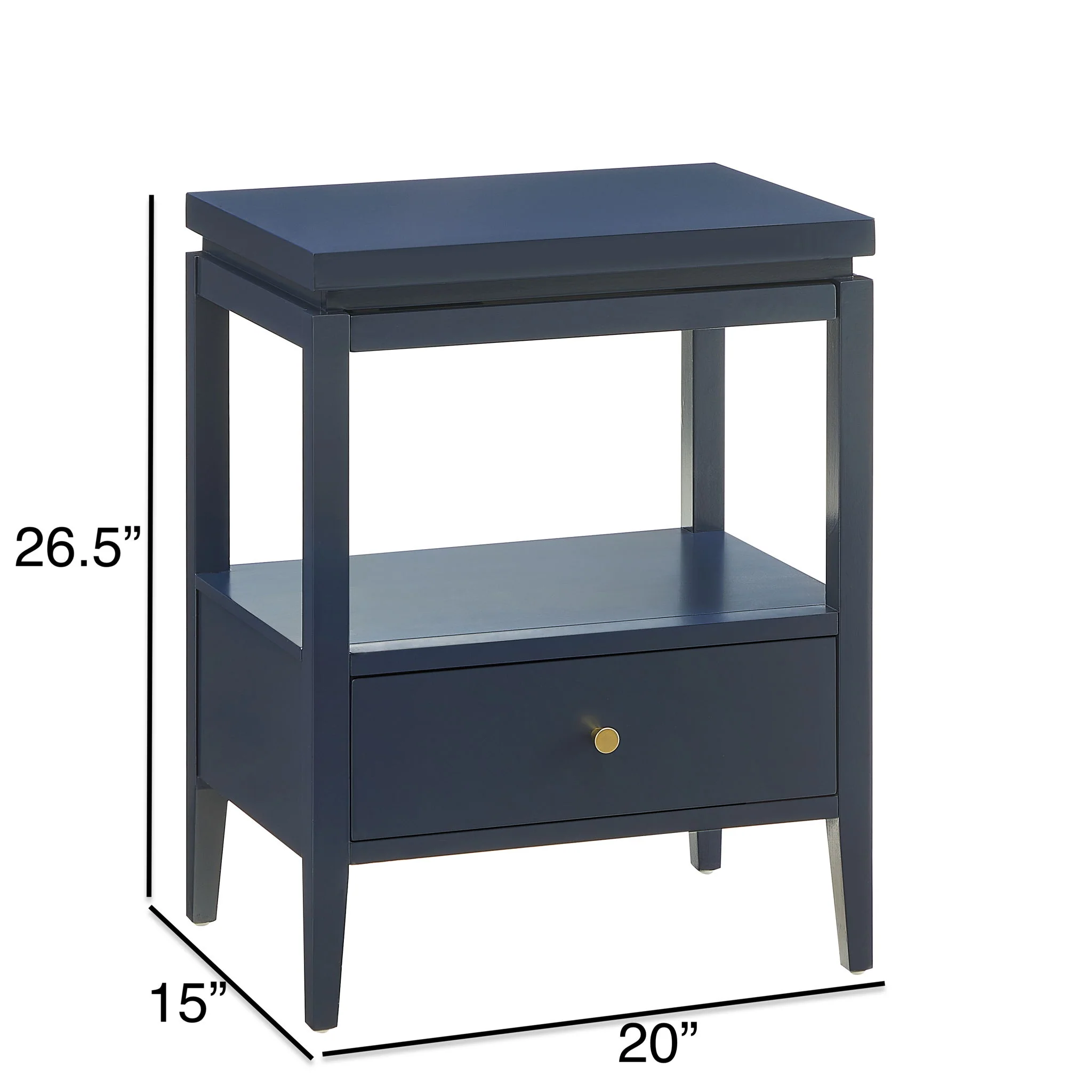 Olana -1 Drawer Nightstand With Floating Top Design - Image 4