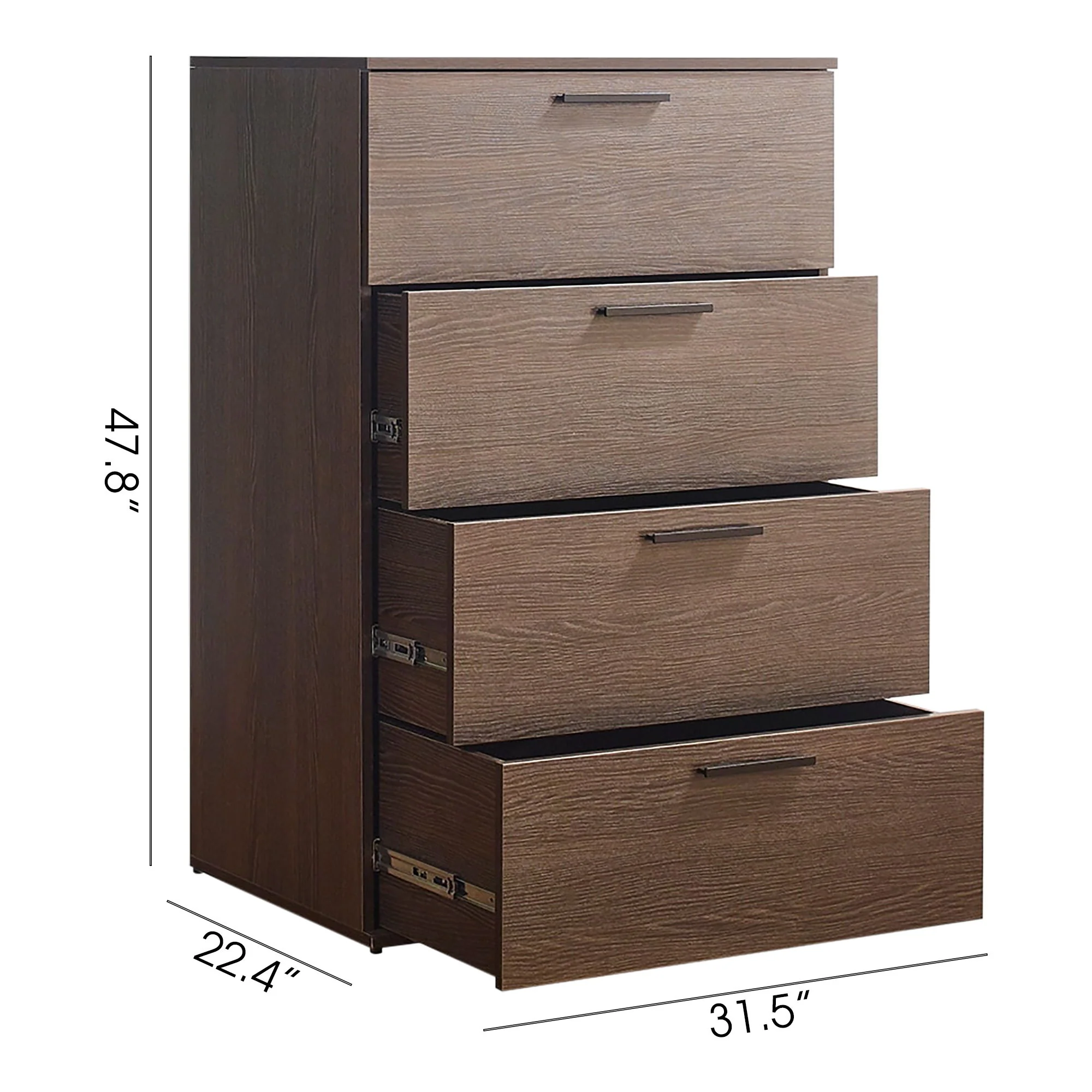 Oliver - Farmhouse Jumbo Chest With 4 Drawer Storage - Image 15