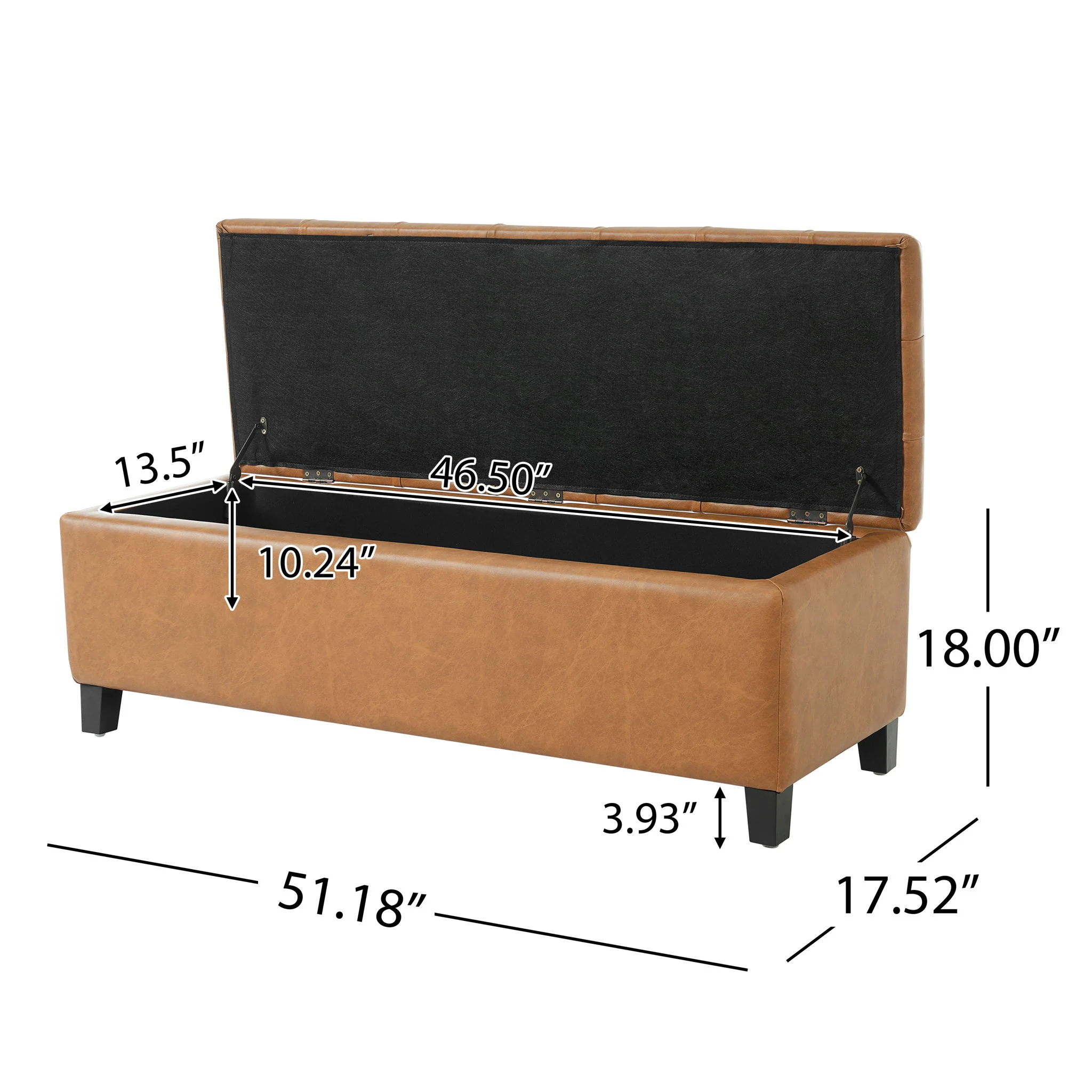 Ottoman Storage Bench - Image 6
