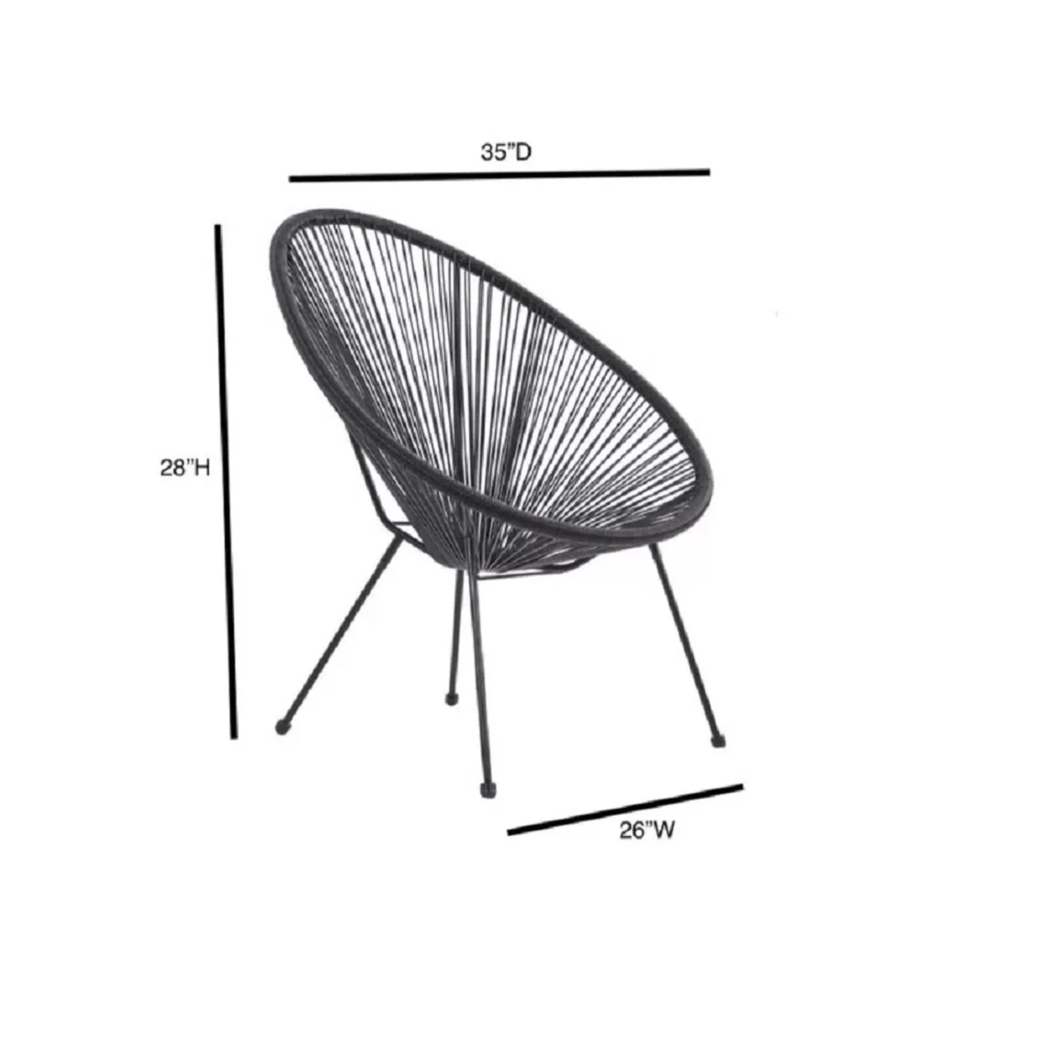 Outdoor Conversation Set With Ergonomic Lounge Chairs And Tempered Glass Table - Image 7
