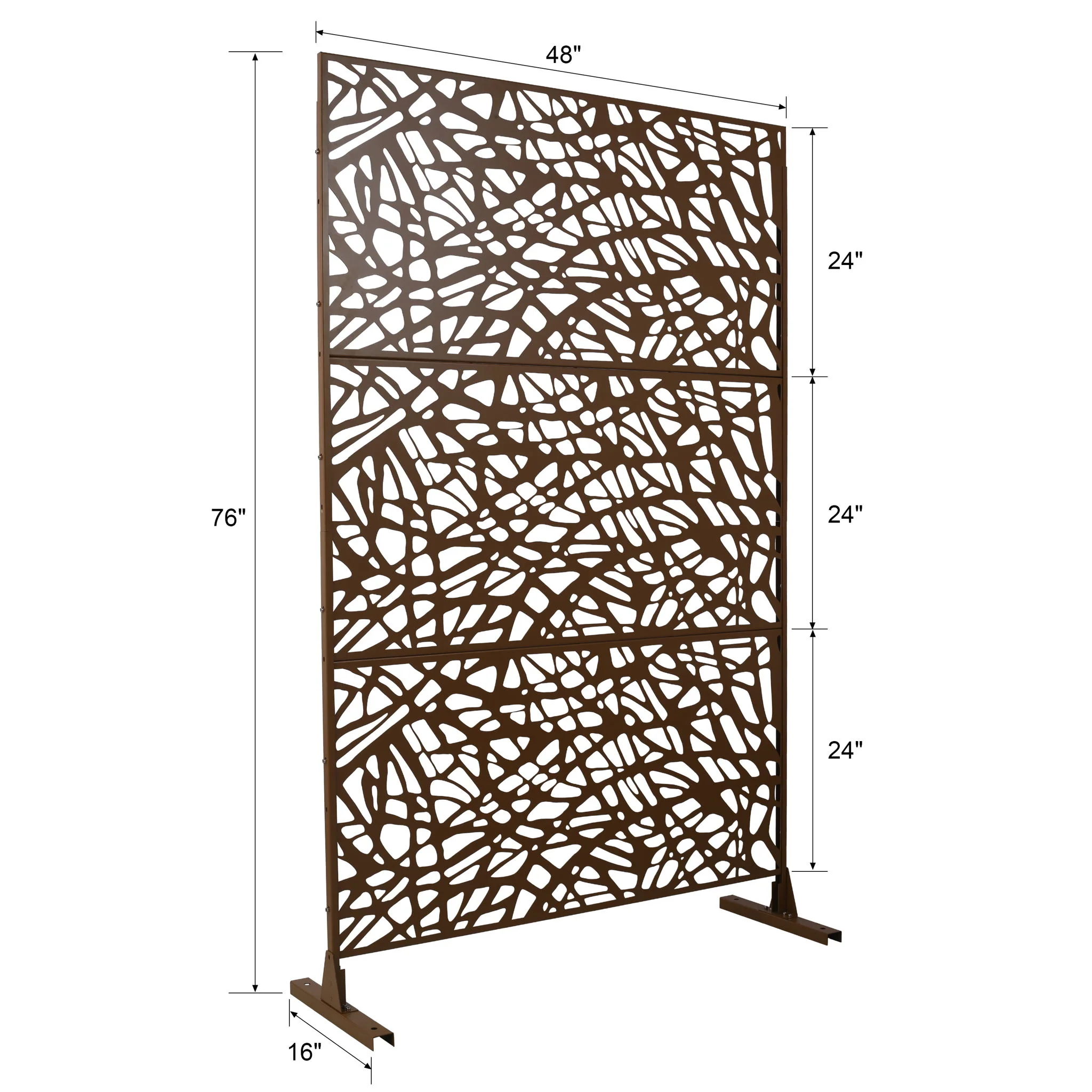 Outdoor & Indoor Freestanding Decorative Privacy Screen - Image 4
