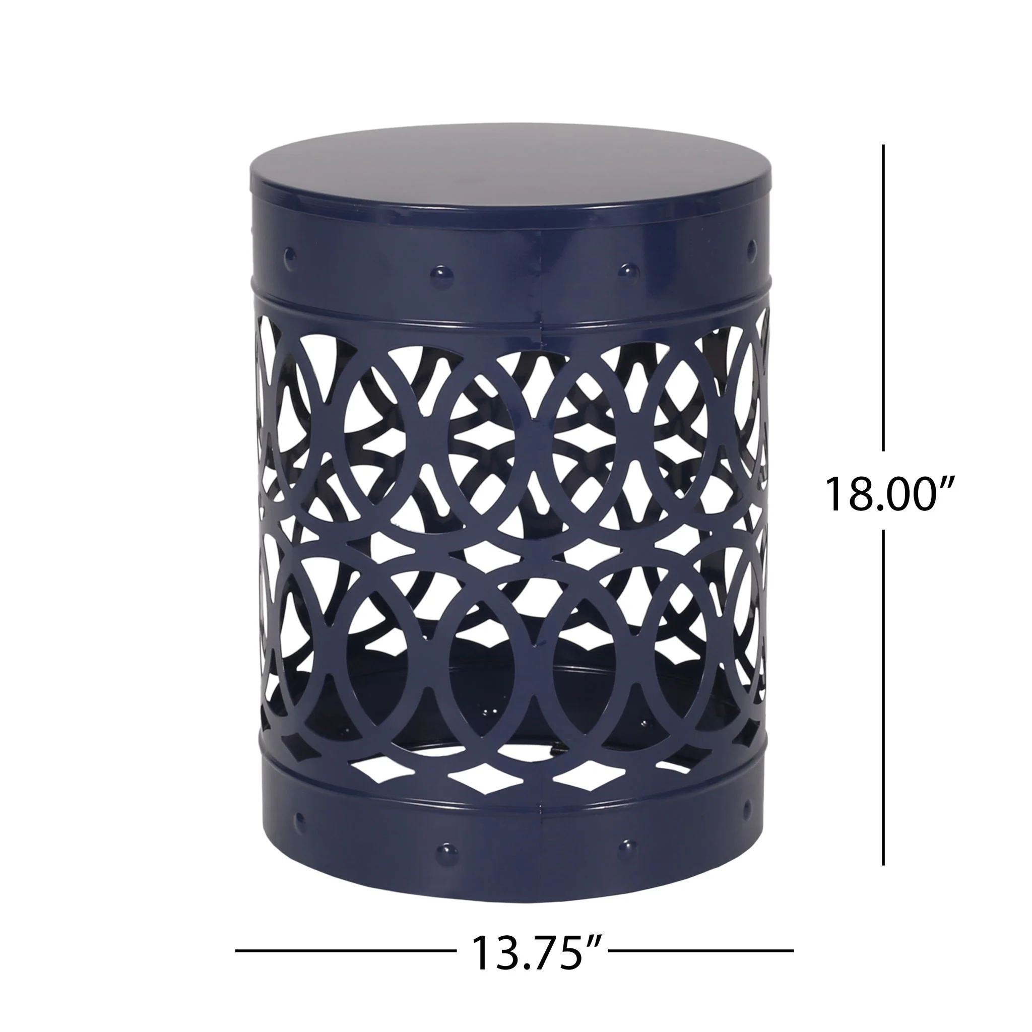 Outdoor Metal Large End Table, Modern Design - Image 16