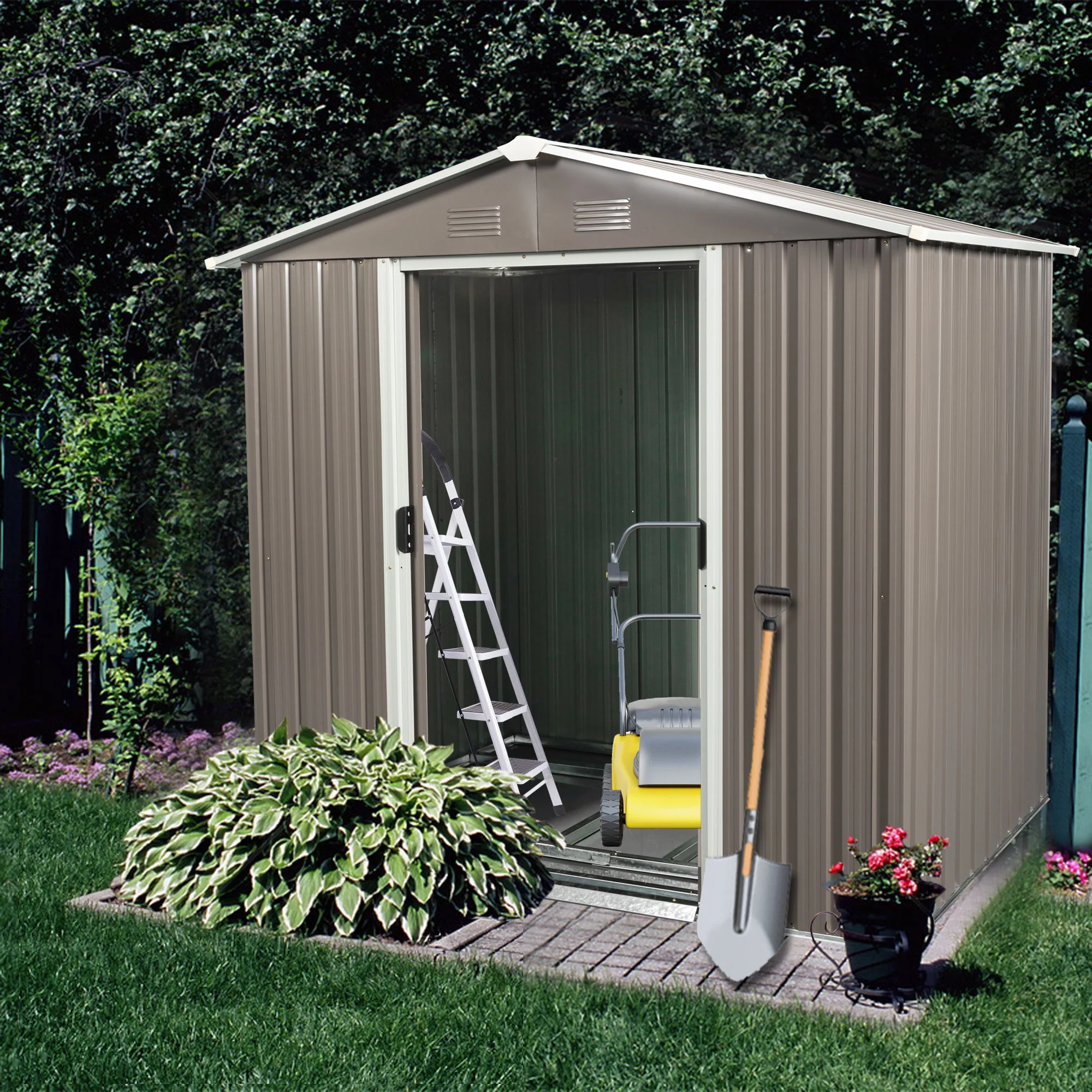 Outdoor Metal Storage Shed - Image 3