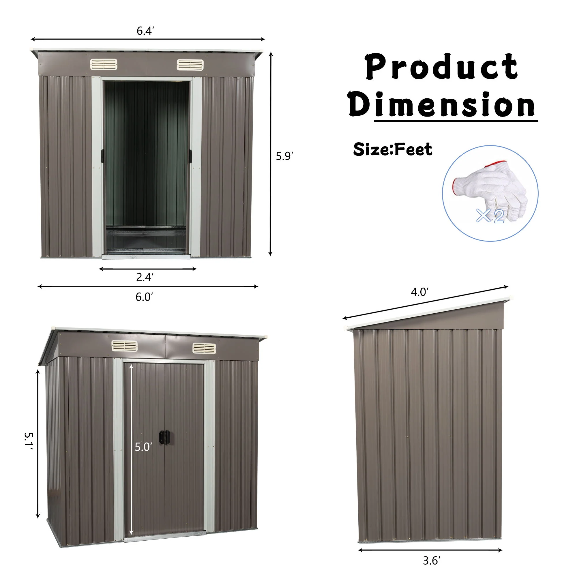Outdoor Storage Shed - Image 4