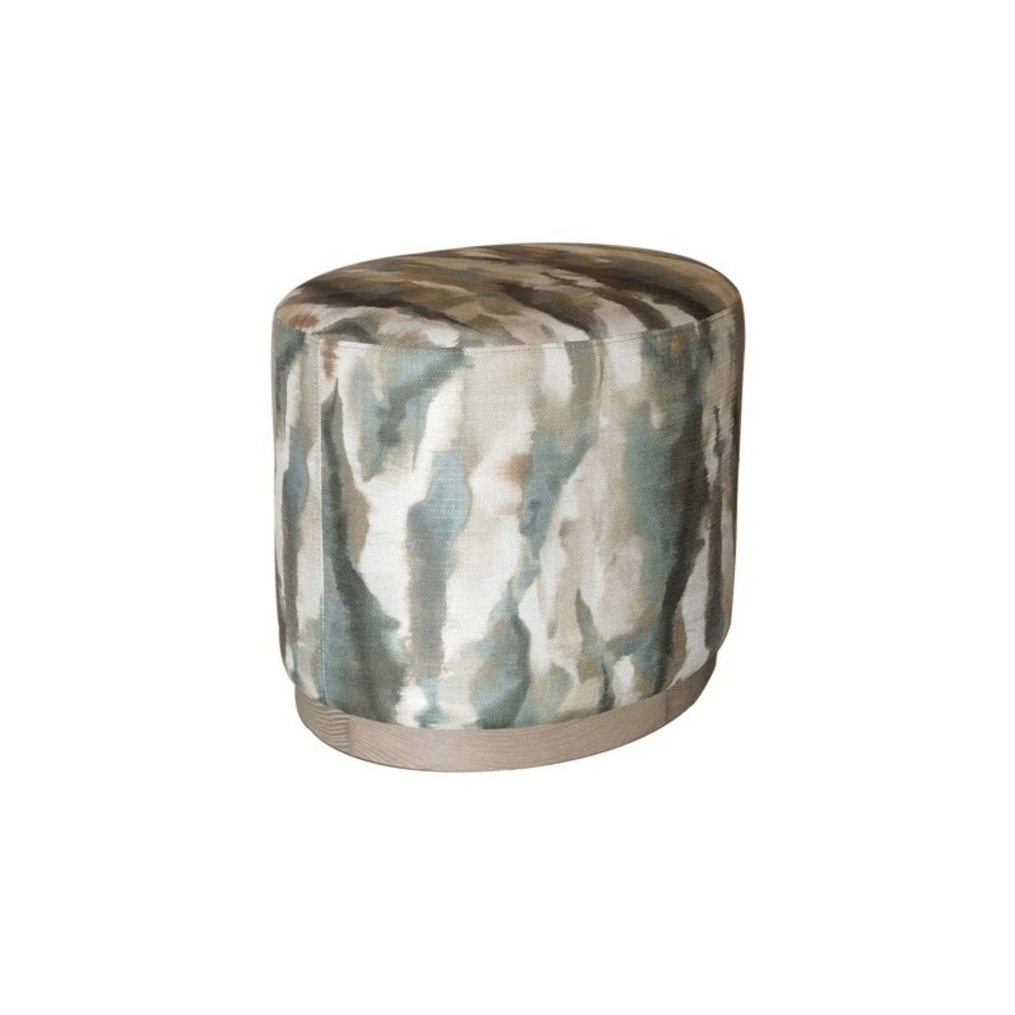 Oval Accent Ottoman - Multi - Image 3