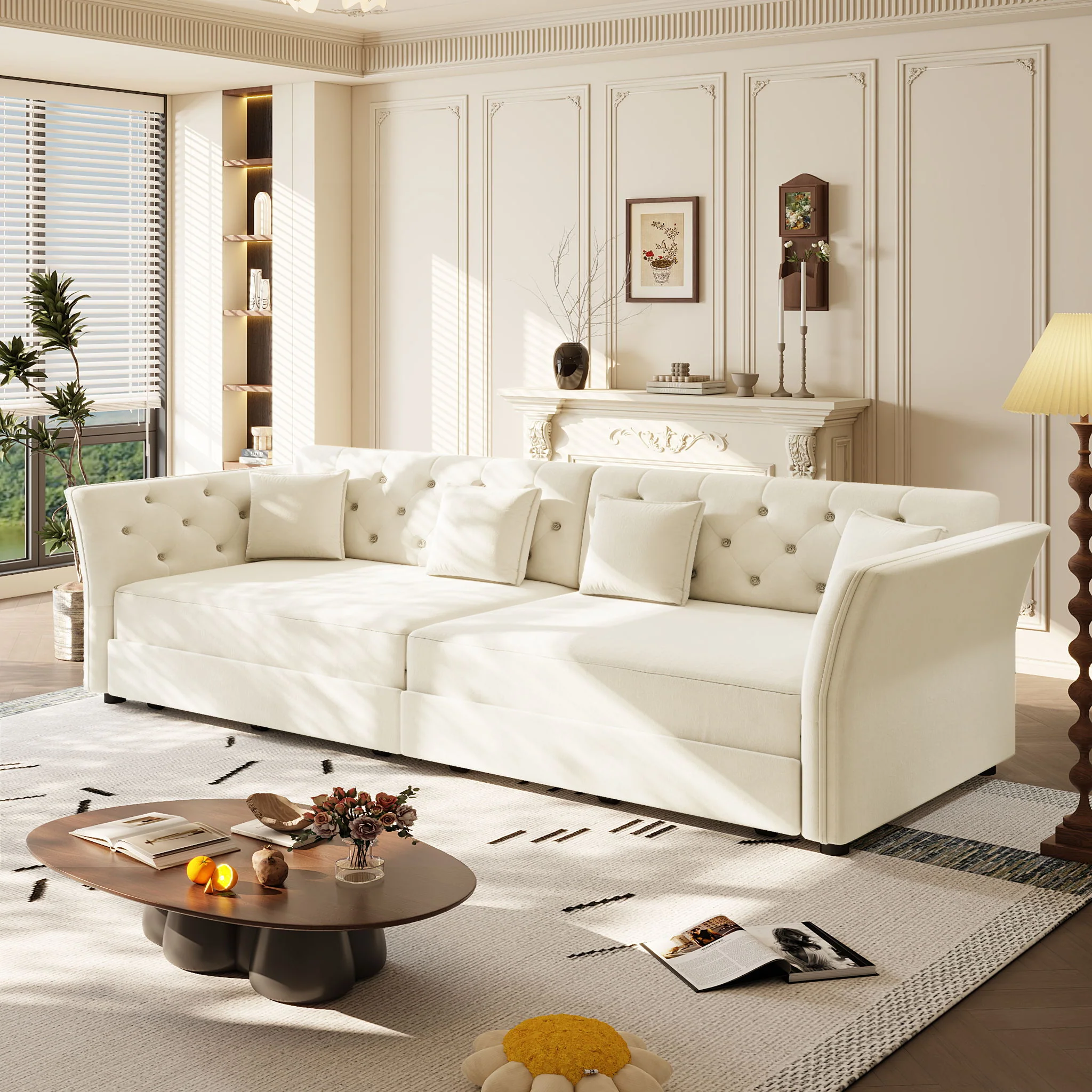 Oversize Pull Out Sofa Bed For Living Room - Image 20